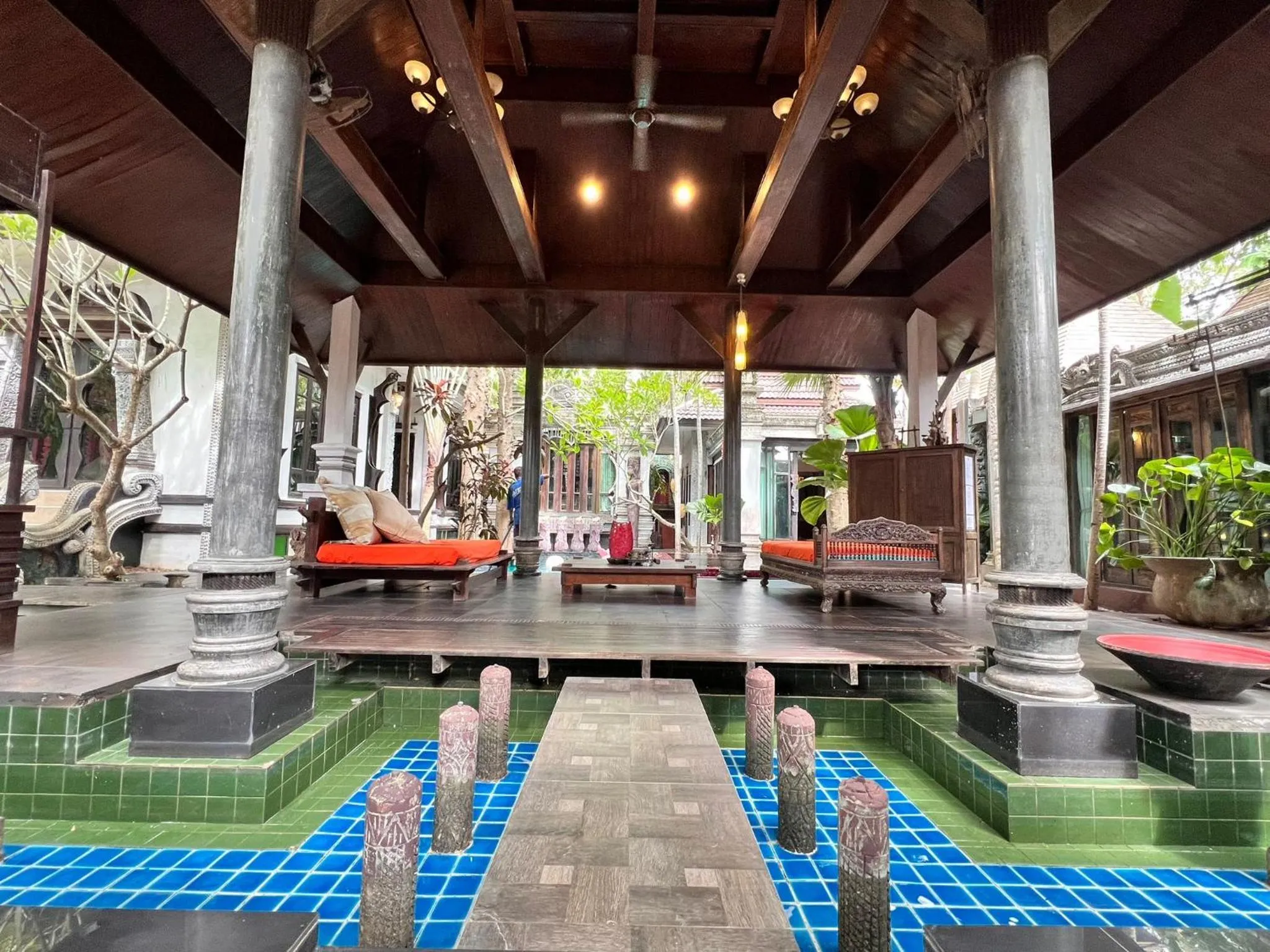 Seating area in K2 Xanadu Pool Villa