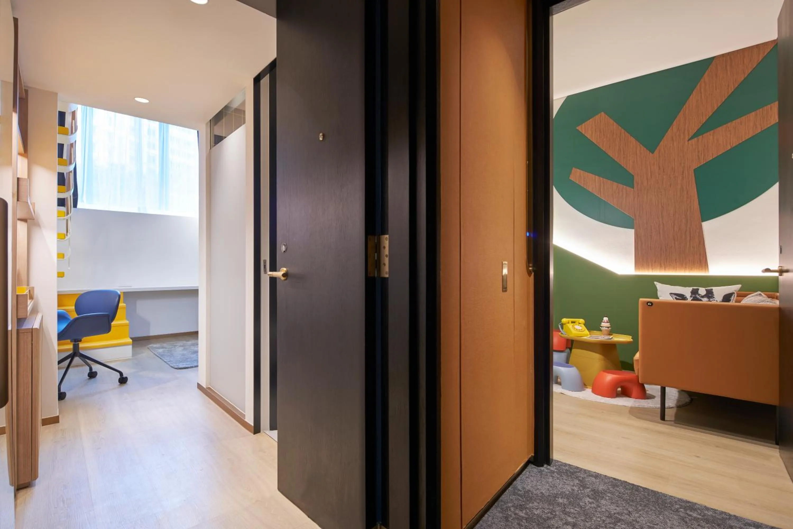 Bedroom in Citadines Connect City Centre Singapore