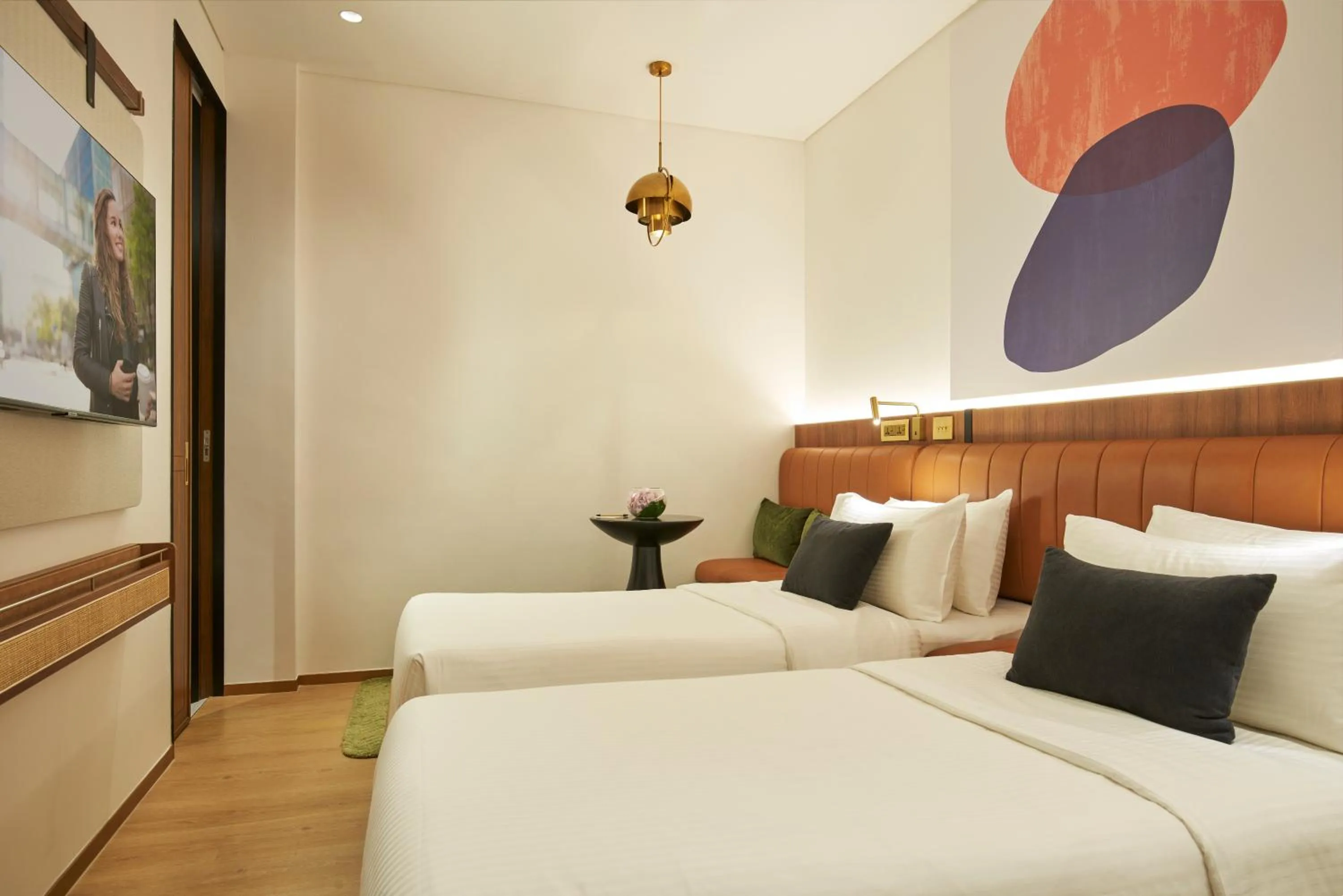 Bed in Citadines Connect City Centre Singapore