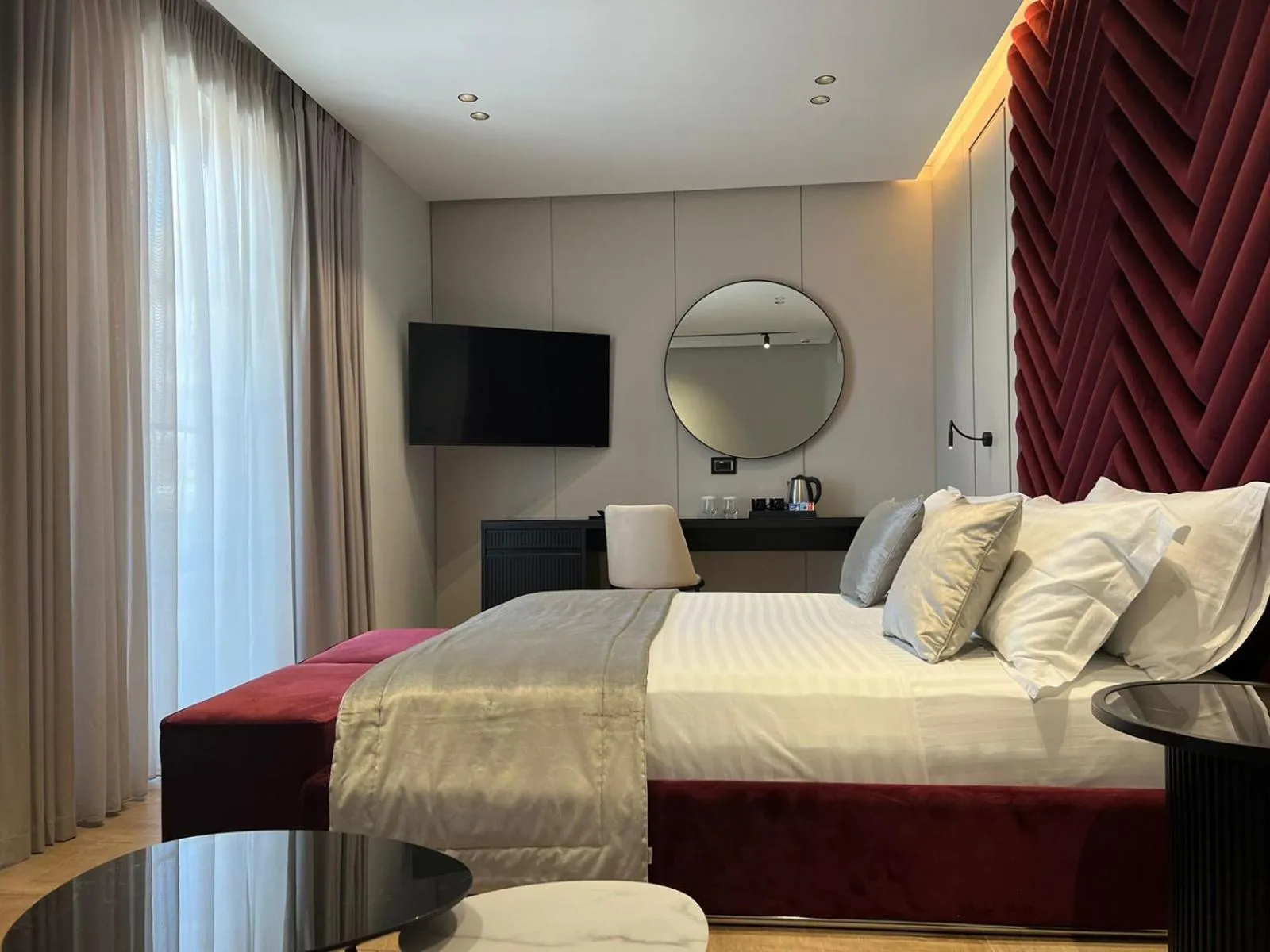 Bedroom, Bed in Rozafa Palace Hotel