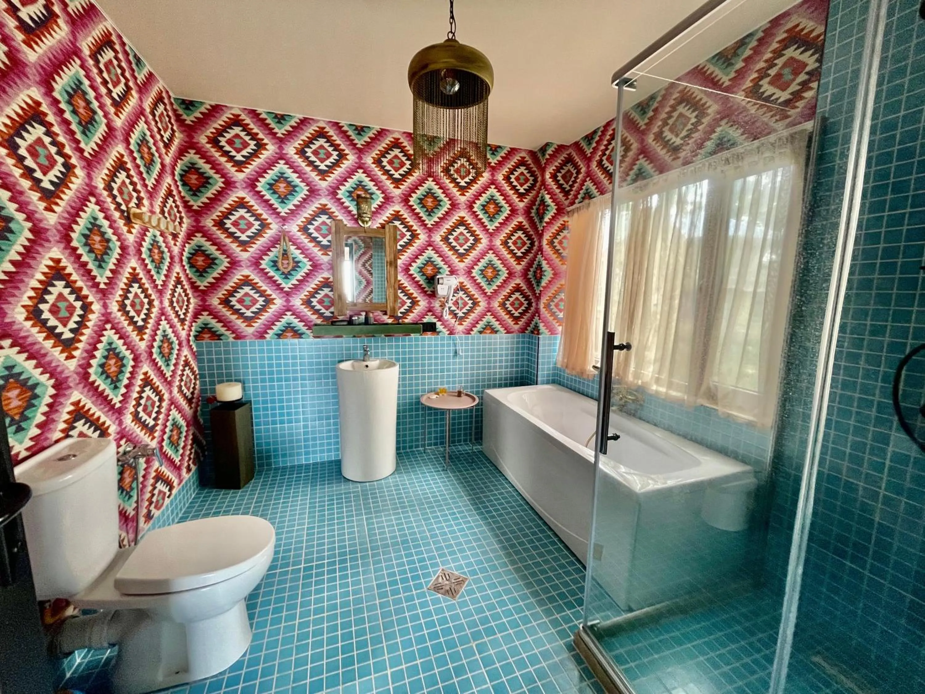 Bathroom in Claude Monet Seaside Hotel