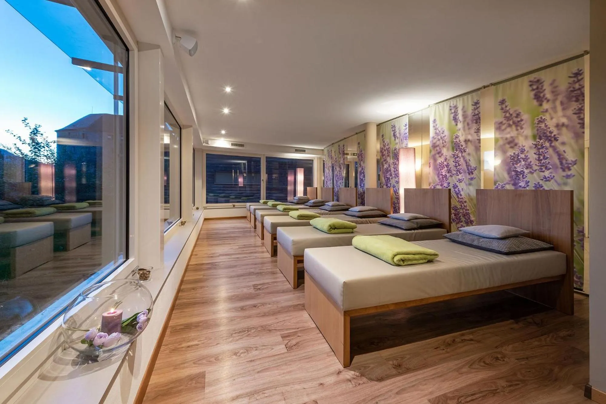 Sauna, Bed in Baumgartner's Blumenhotel