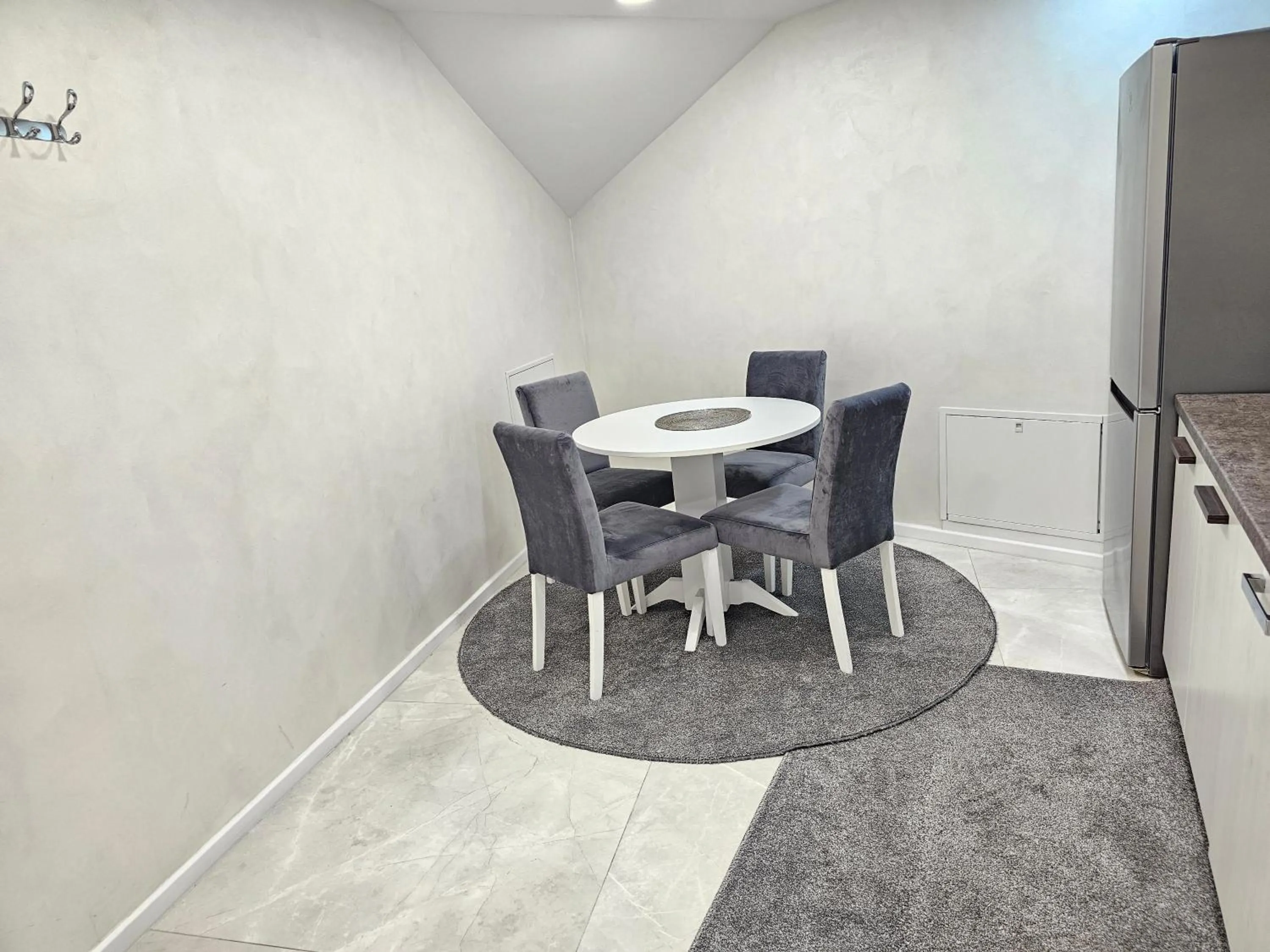 Kitchen or kitchenette in Ornament Hotel and Apartments