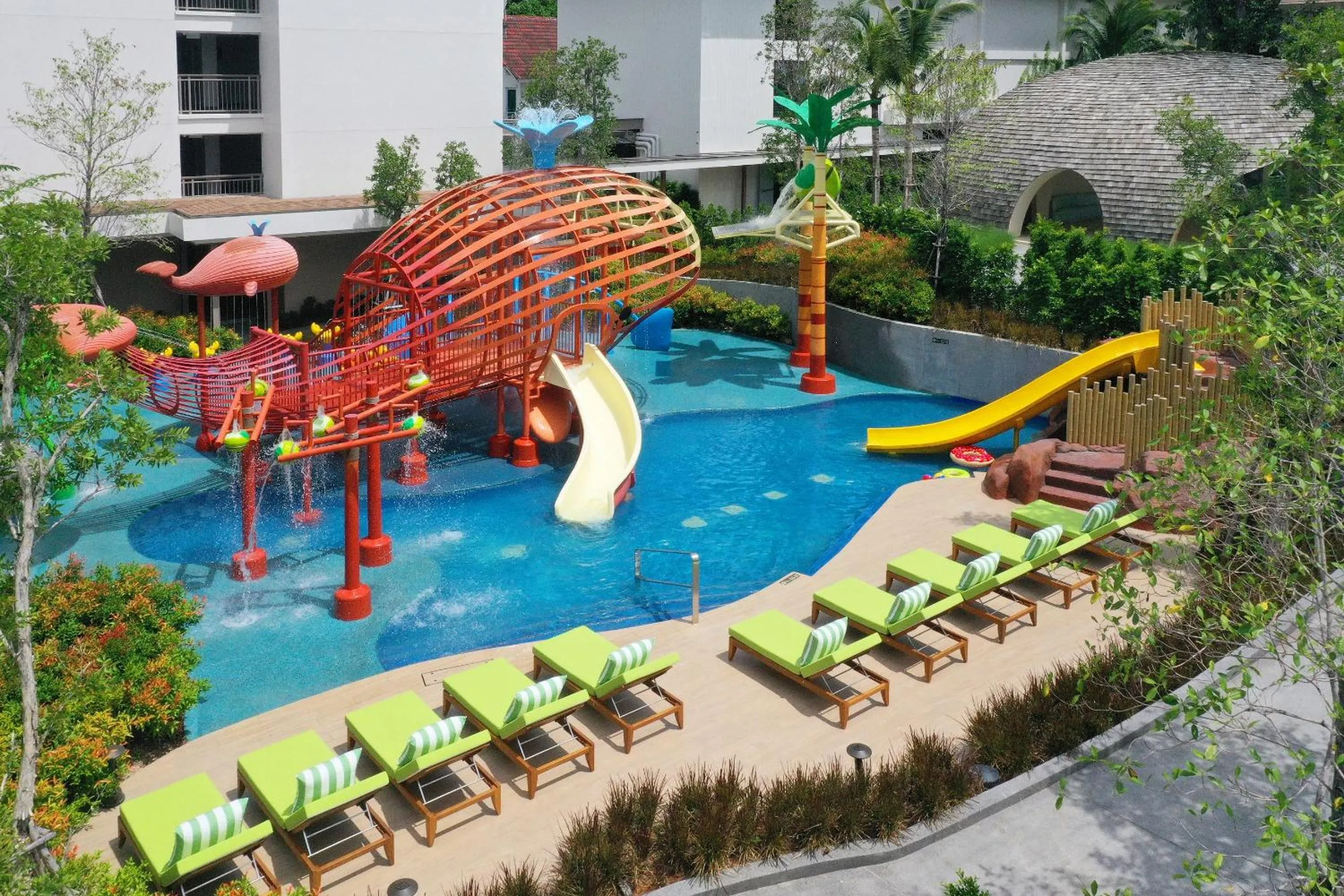 Aqua park in Holiday Inn Resort Samui Bophut Beach, an IHG Hotel