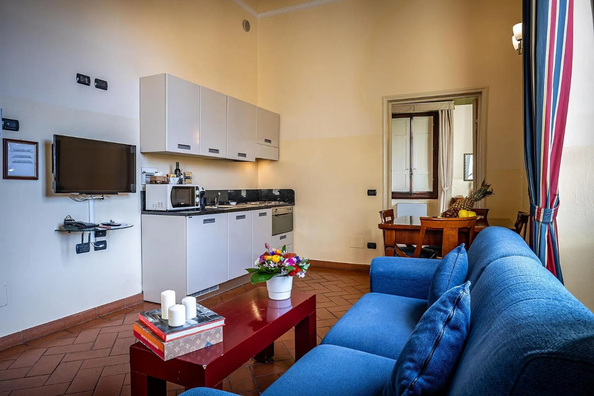 Living room in Palazzo Gamba Apartments al Duomo