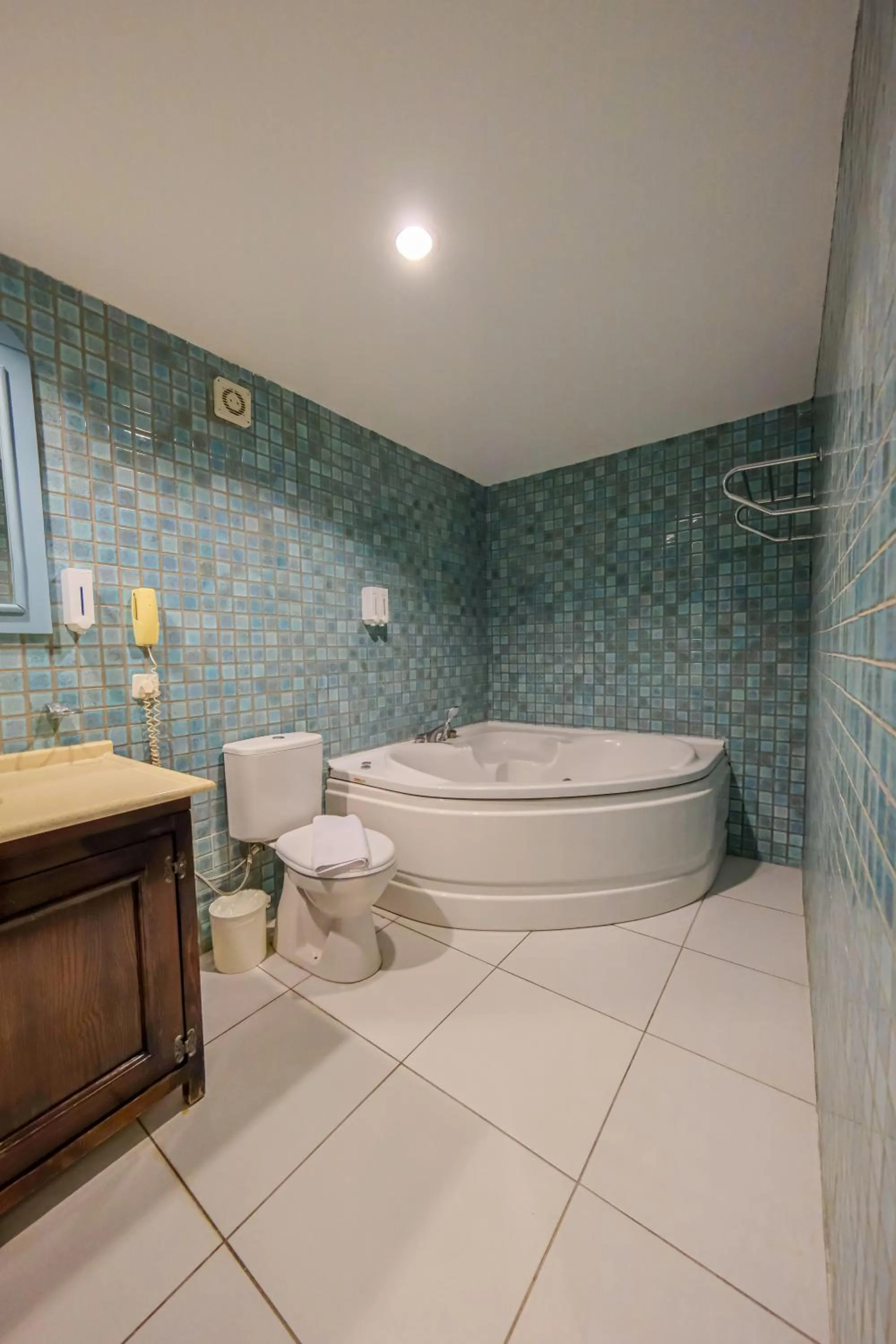 Hot Tub in Hotel Atrium