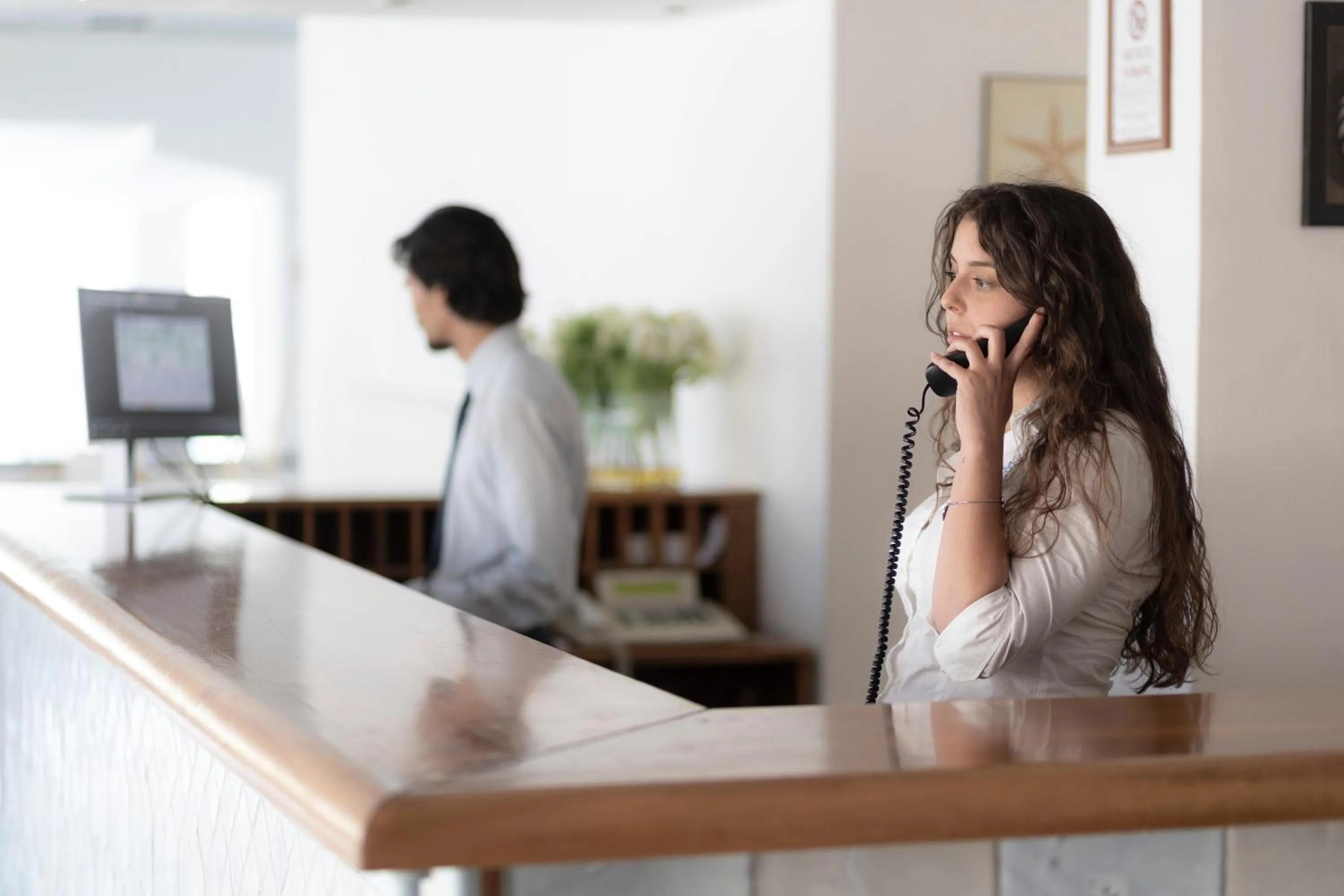 Lobby or reception in Pugnochiuso Resort Hotel del Faro