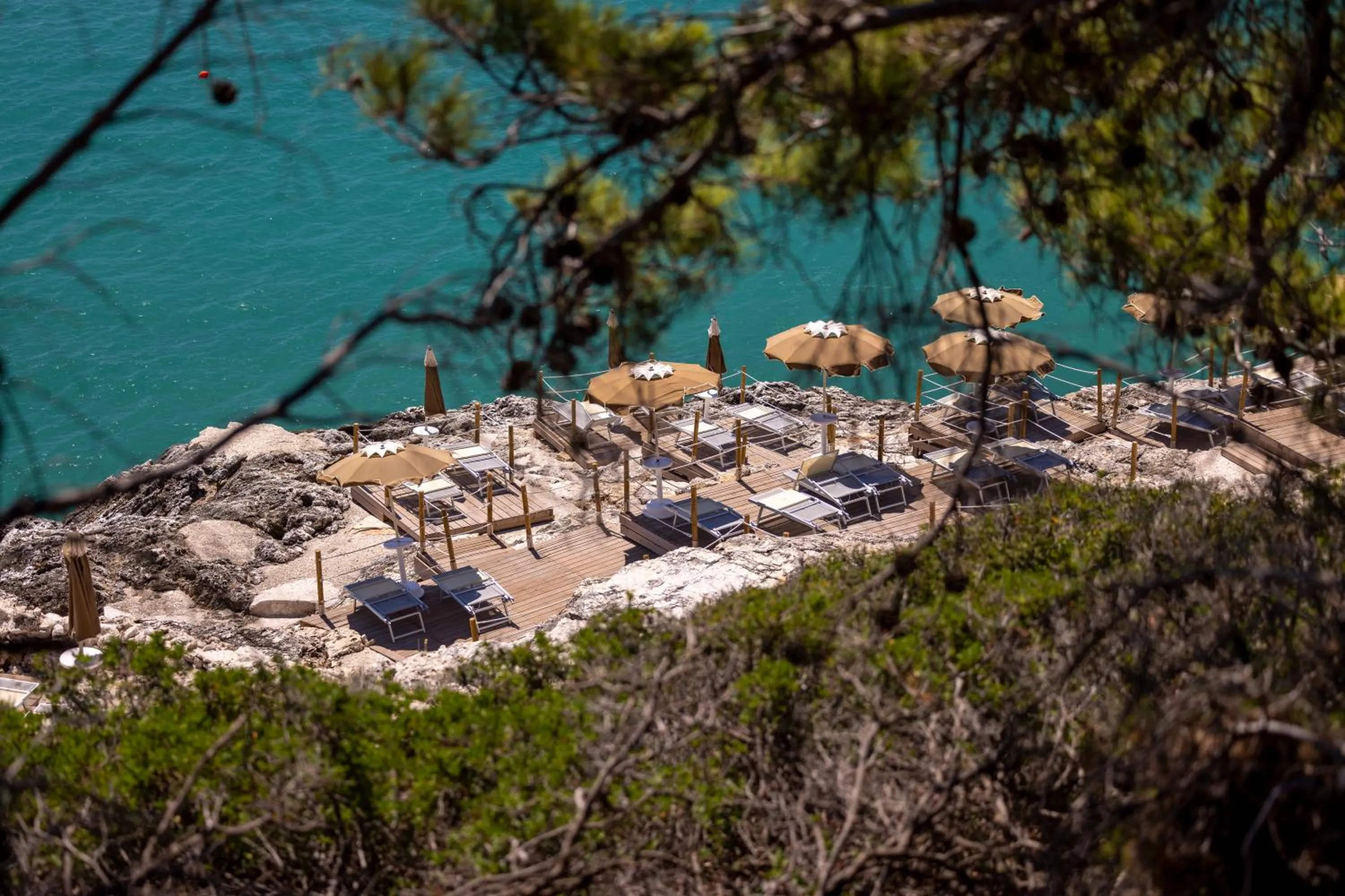 Sea view in Pugnochiuso Resort Hotel del Faro