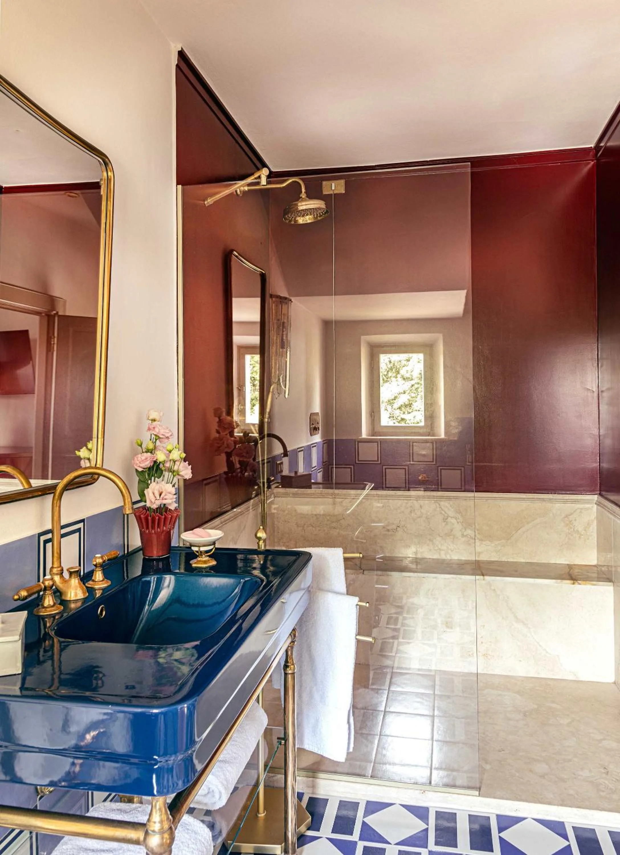 Bathroom in Hotel Certosa Di Maggiano