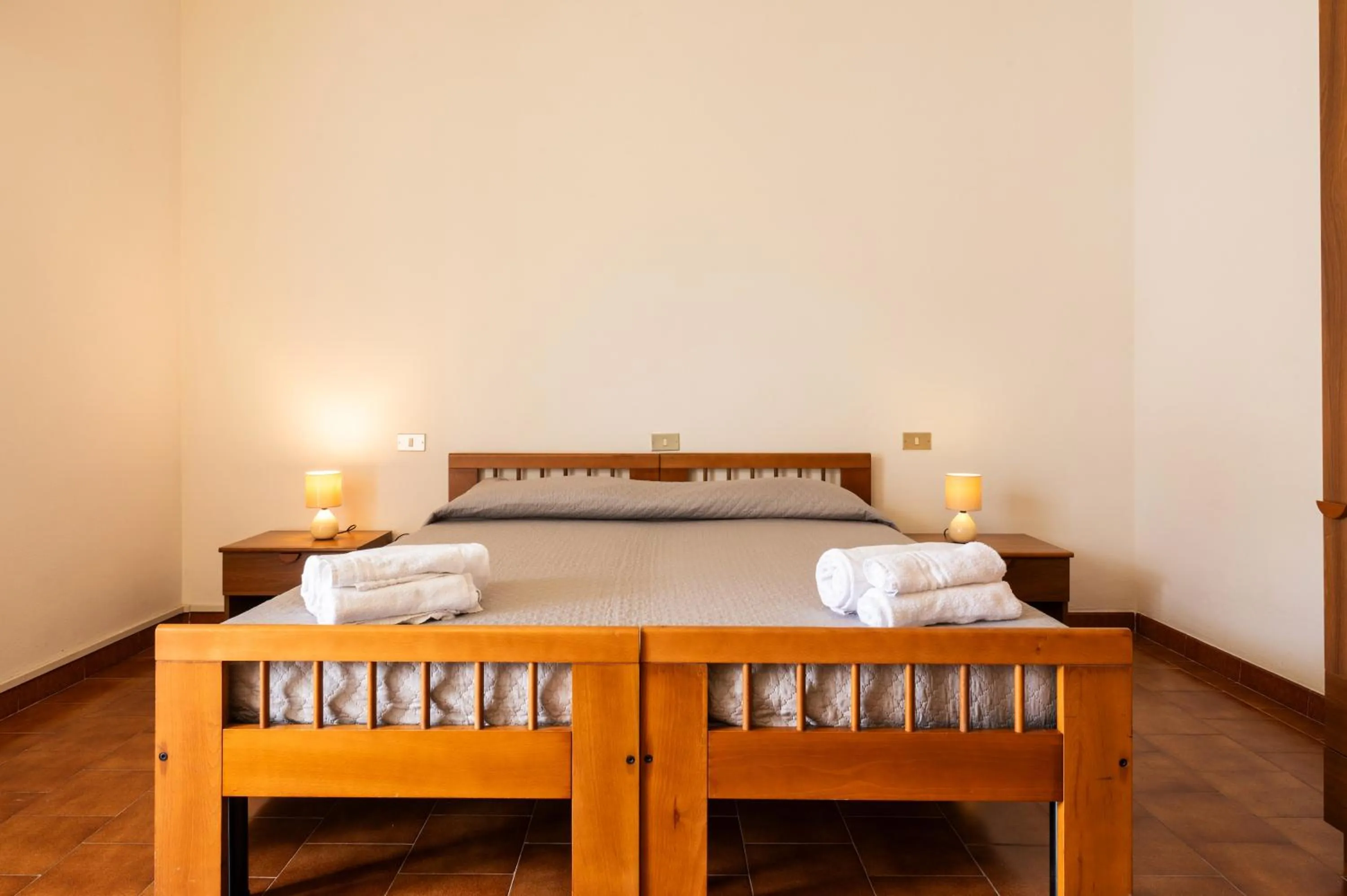 Bed in Hotel L'Aragosta