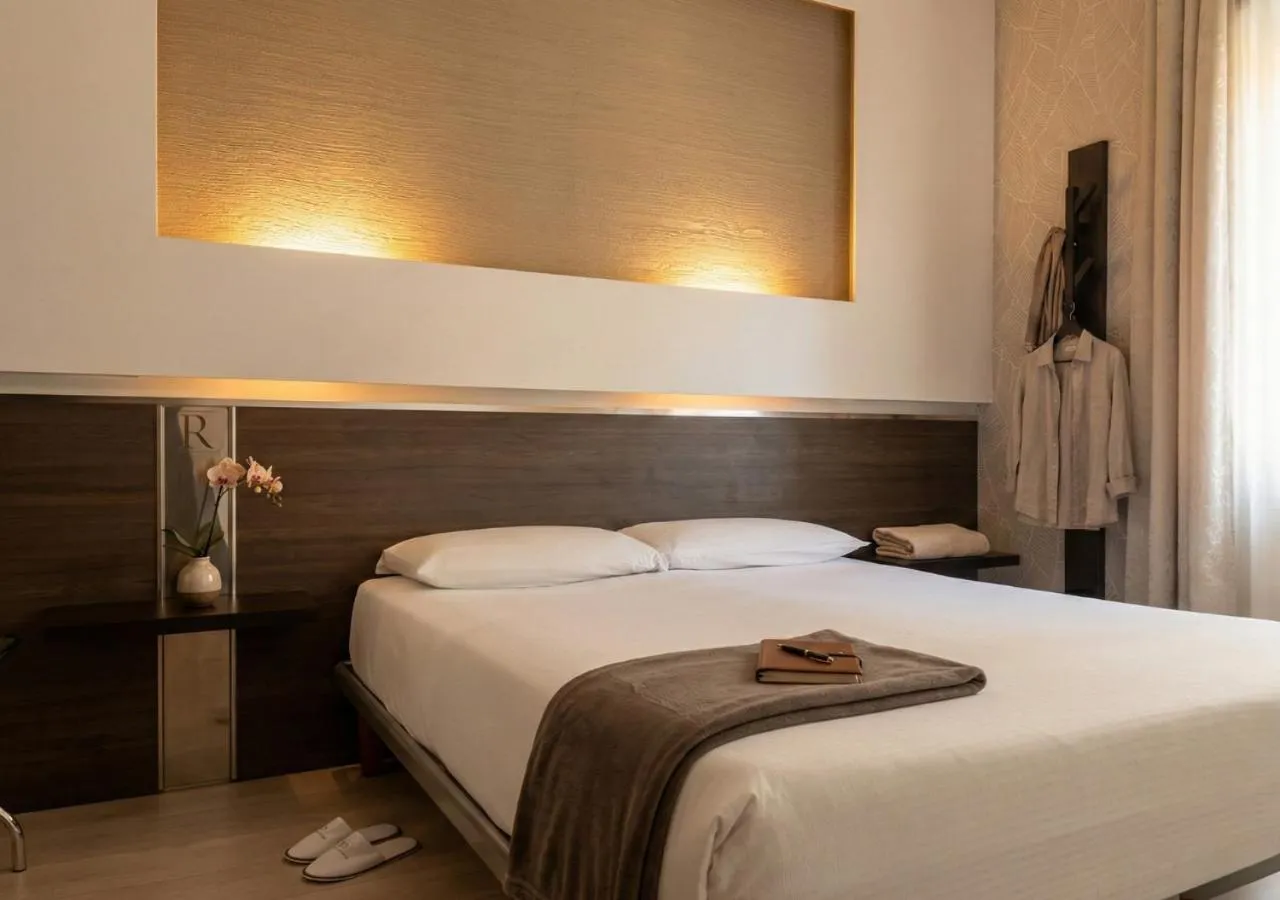 Bed in Hotel Isola Verde