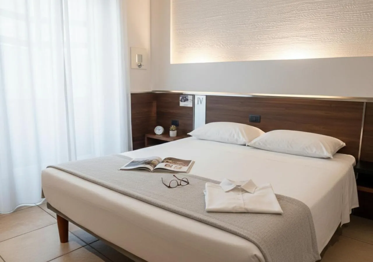 Bed in Hotel Isola Verde