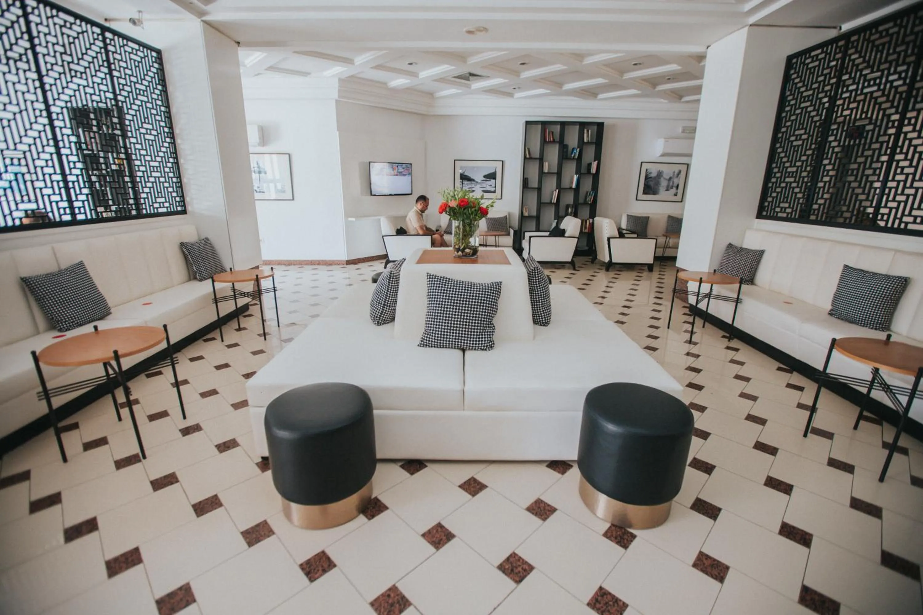 Lobby or reception in Hotel Soussana