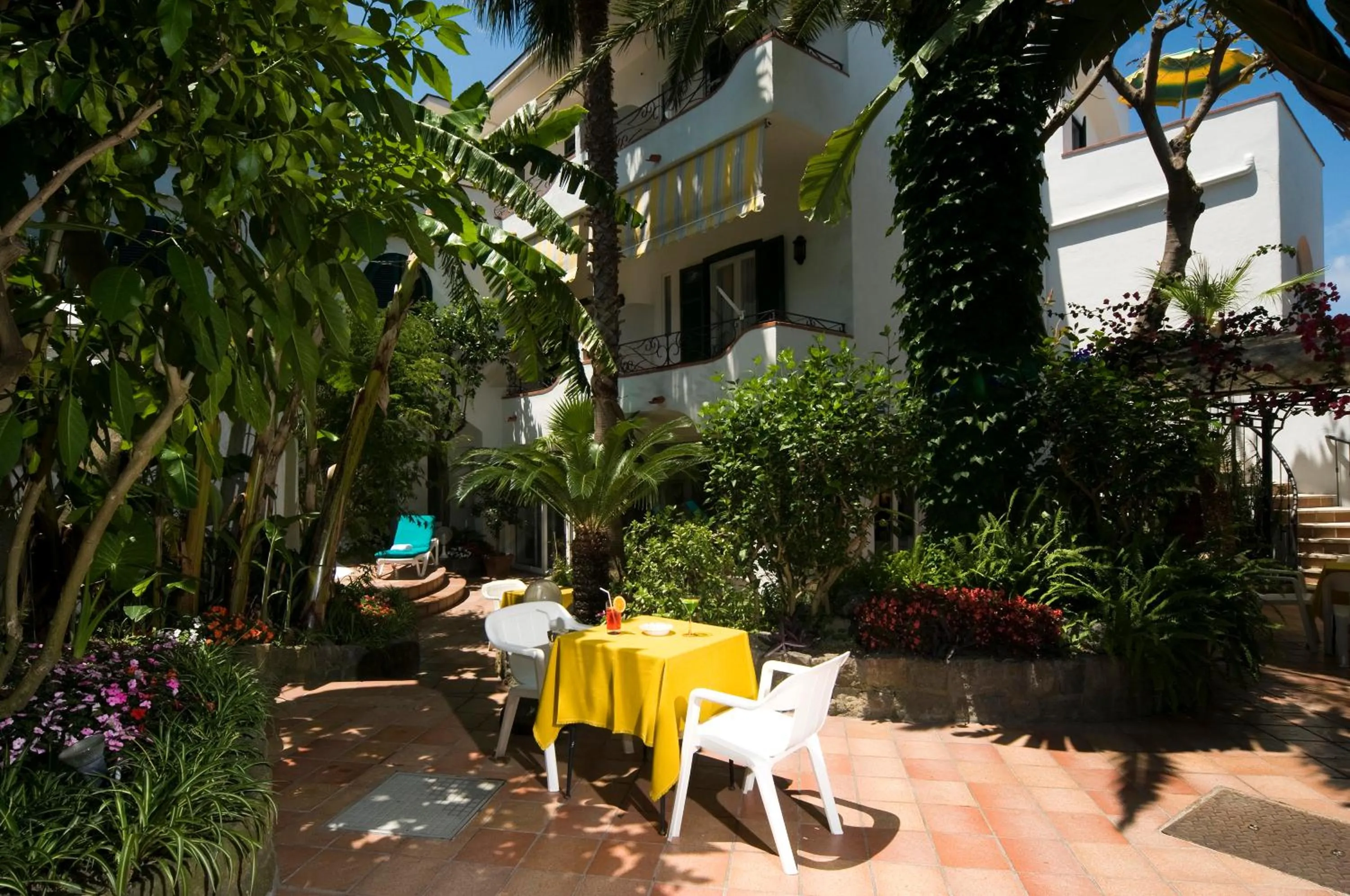 Patio in Hotel Villa Angelica
