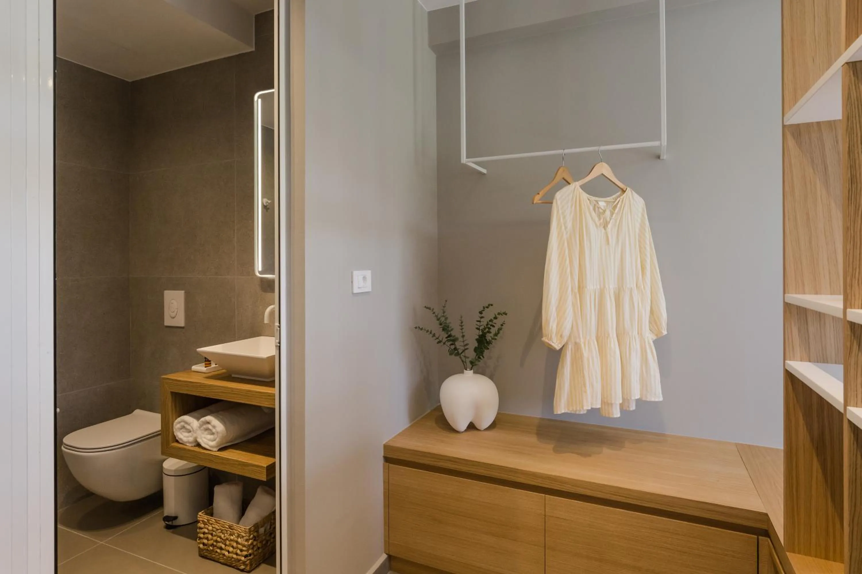 wardrobe in Noemie Luxury Suites