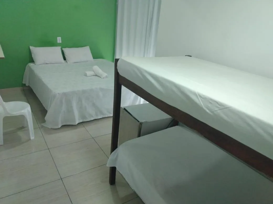 Bed in Pousada Shamah