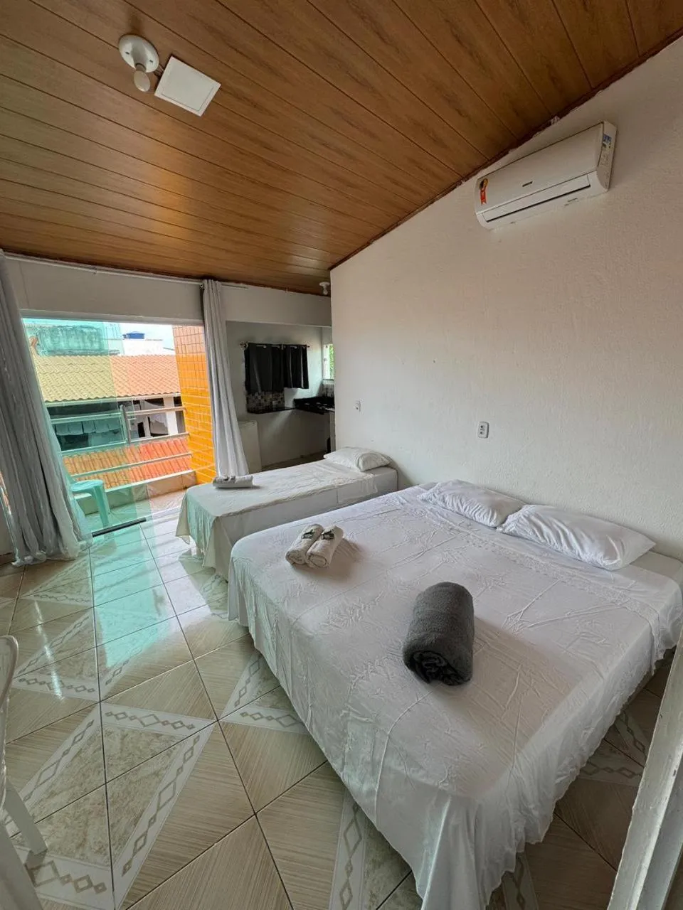 Bed in Pousada Shamah - Morro de São Paulo