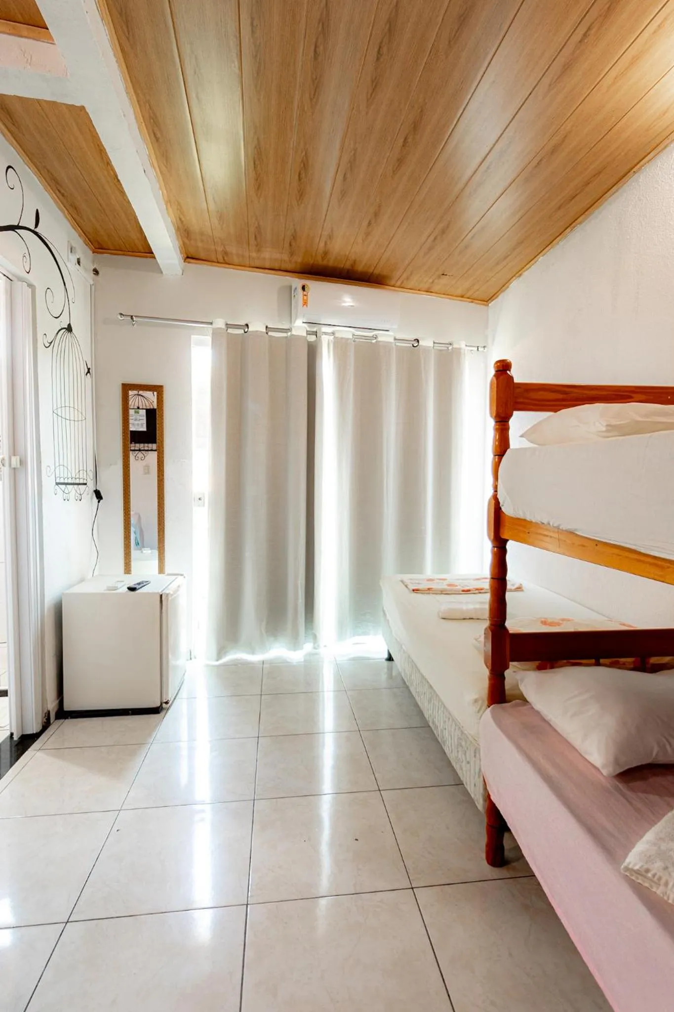 Bed in Pousada Shamah