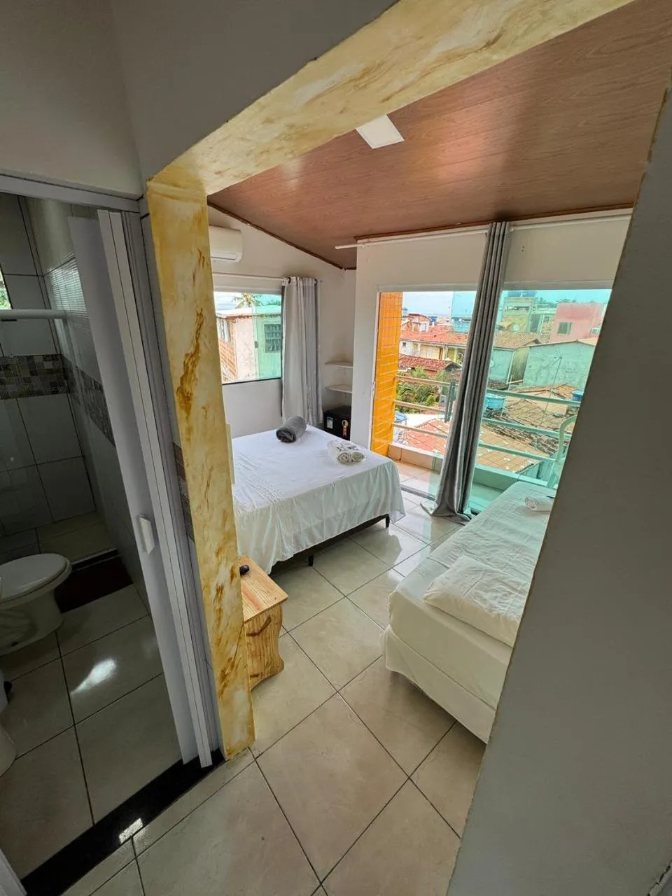 Bed in Pousada Shamah - Morro de São Paulo