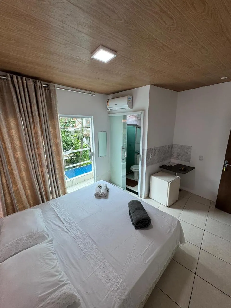 Bed in Pousada Shamah - Morro de São Paulo