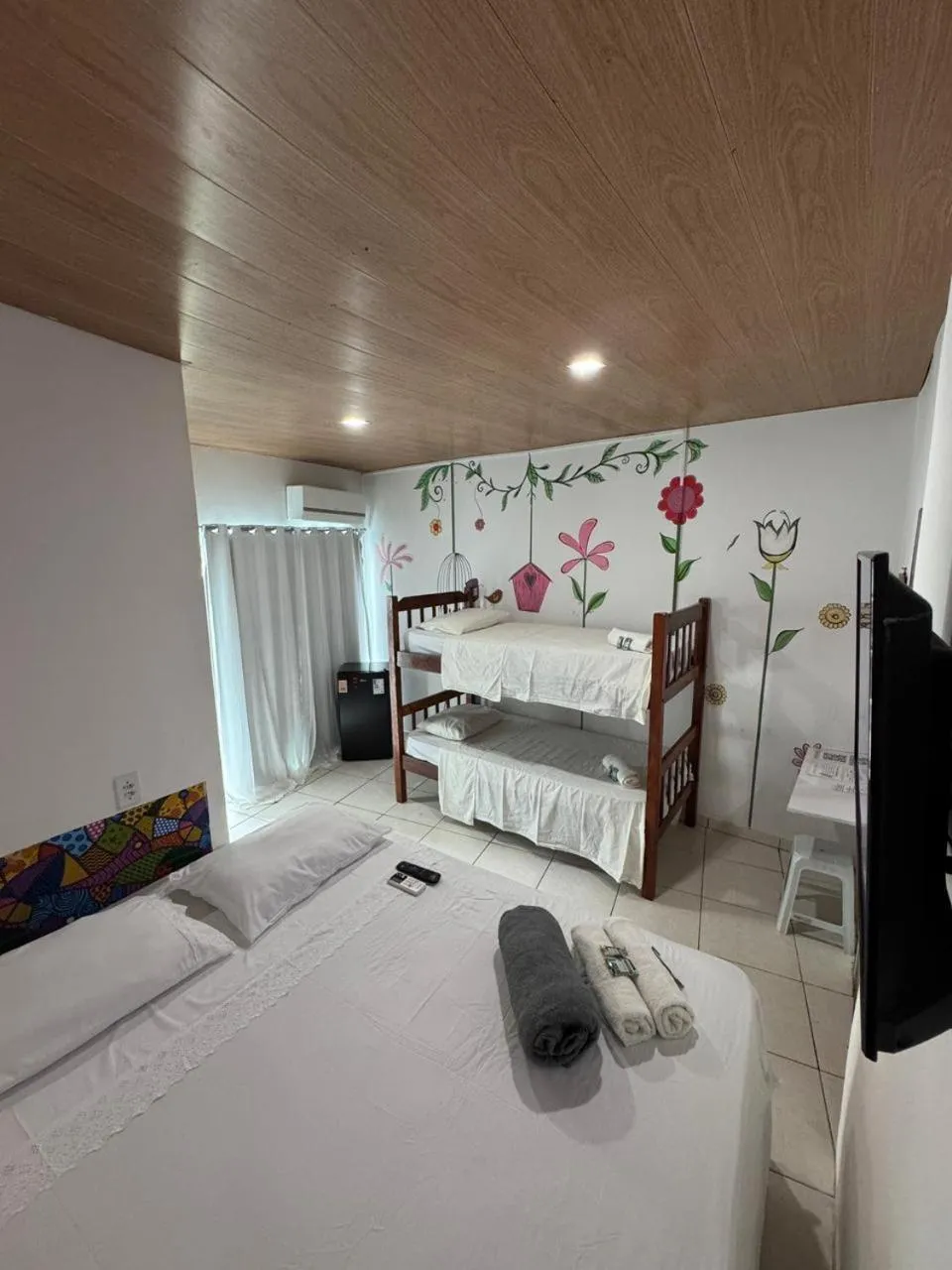 Bed in Pousada Shamah - Morro de São Paulo