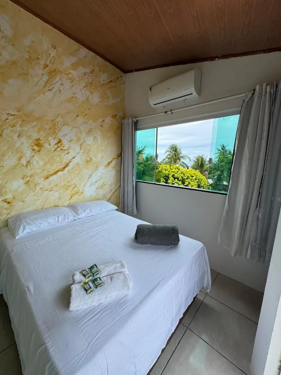 Bed in Pousada Shamah - Morro de São Paulo