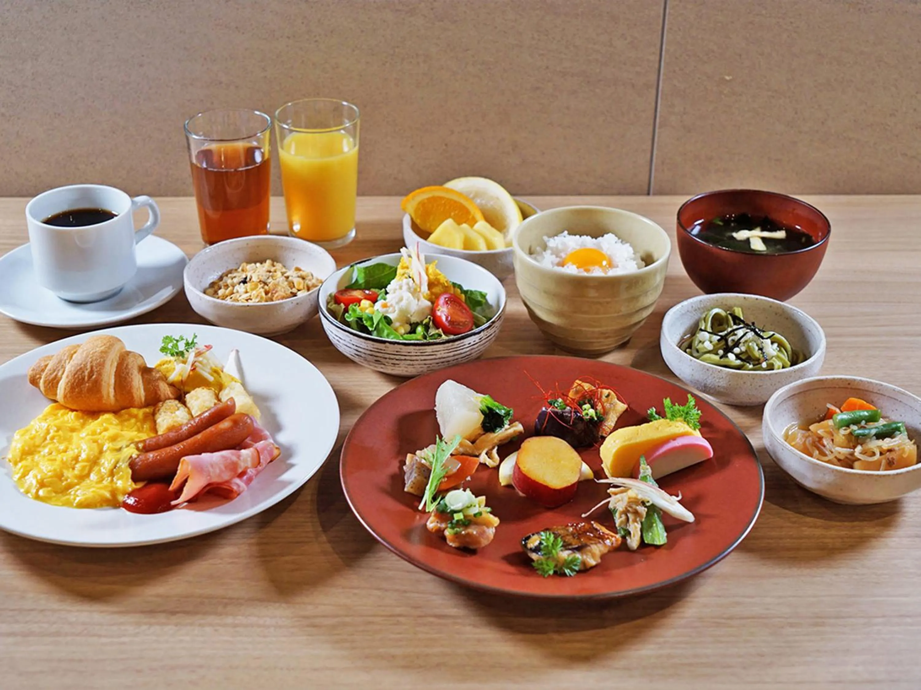Breakfast in CHISUN PREMIUM Kyoto Kujo