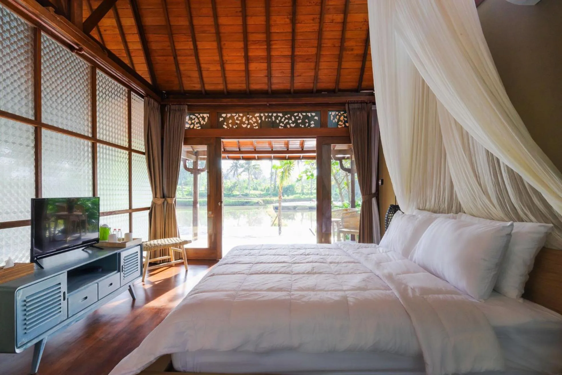 Seating area, Bed in Nayaka Living Ubud