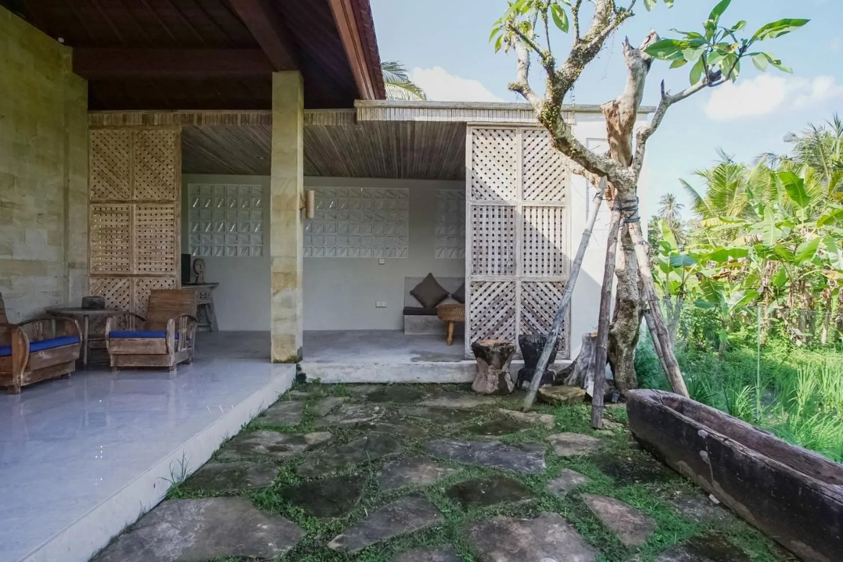 Garden view in Nayaka Living Ubud
