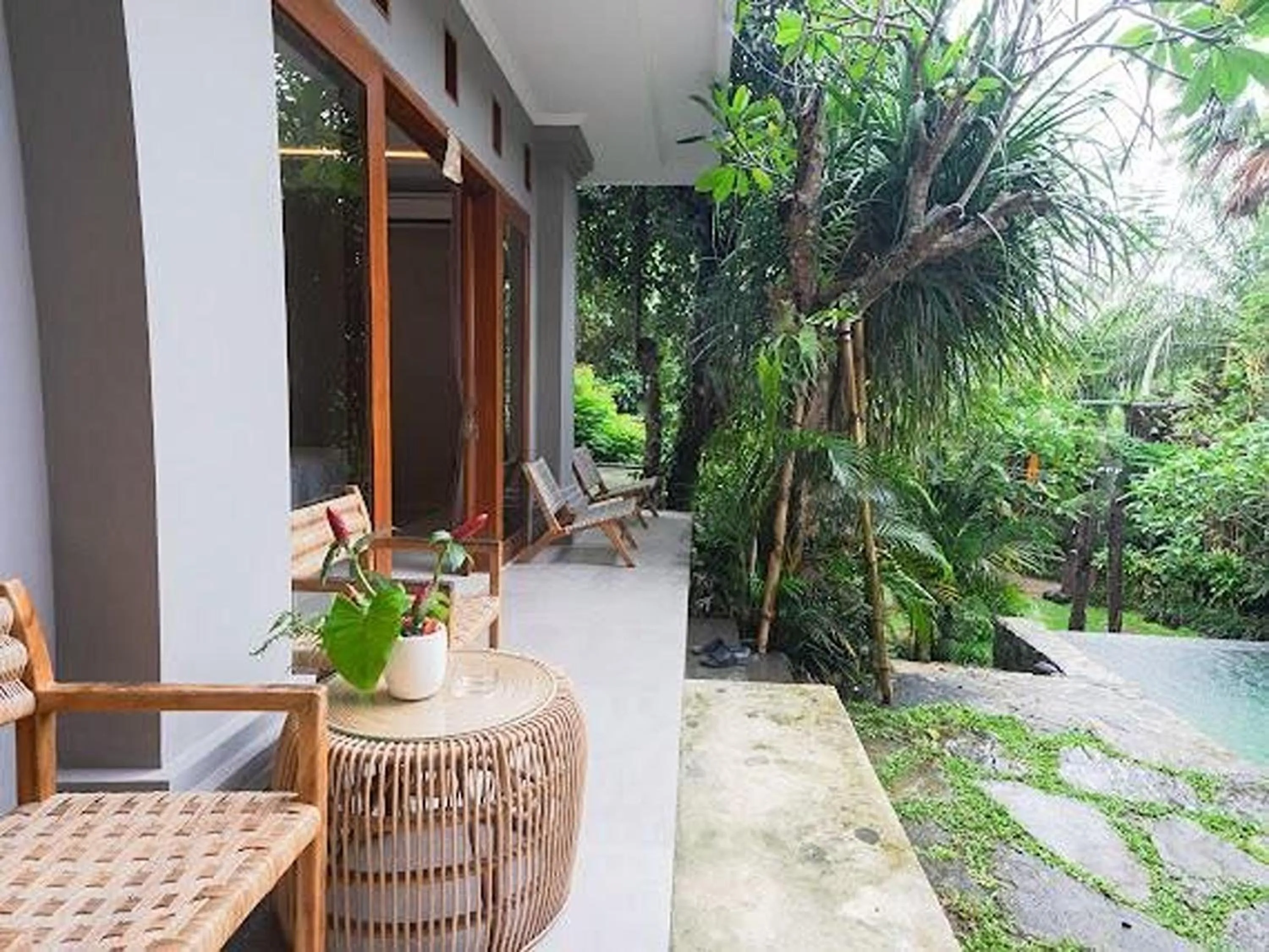 Seating area in Nayaka Living Ubud