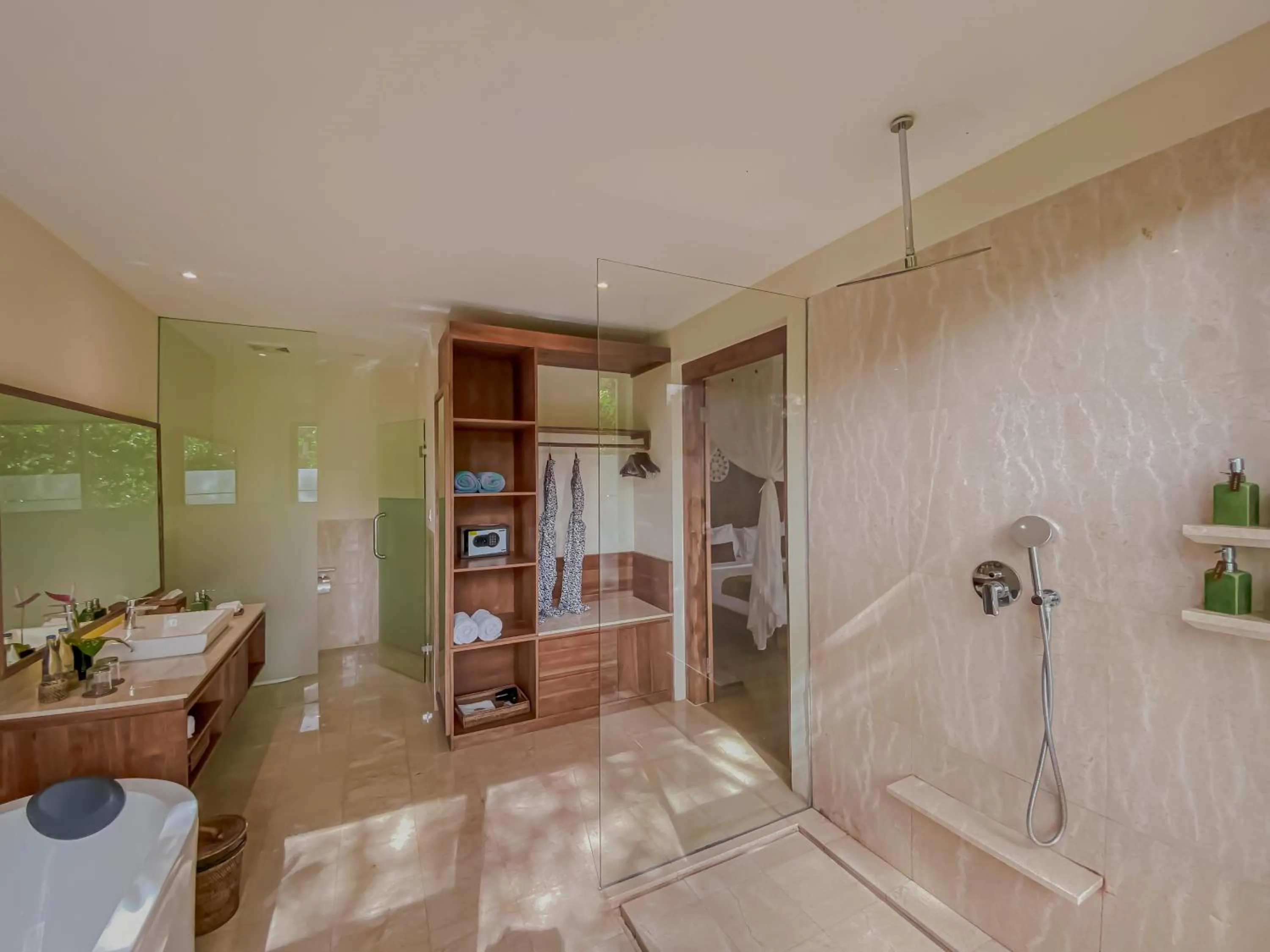 Shower in The Sebali Resort