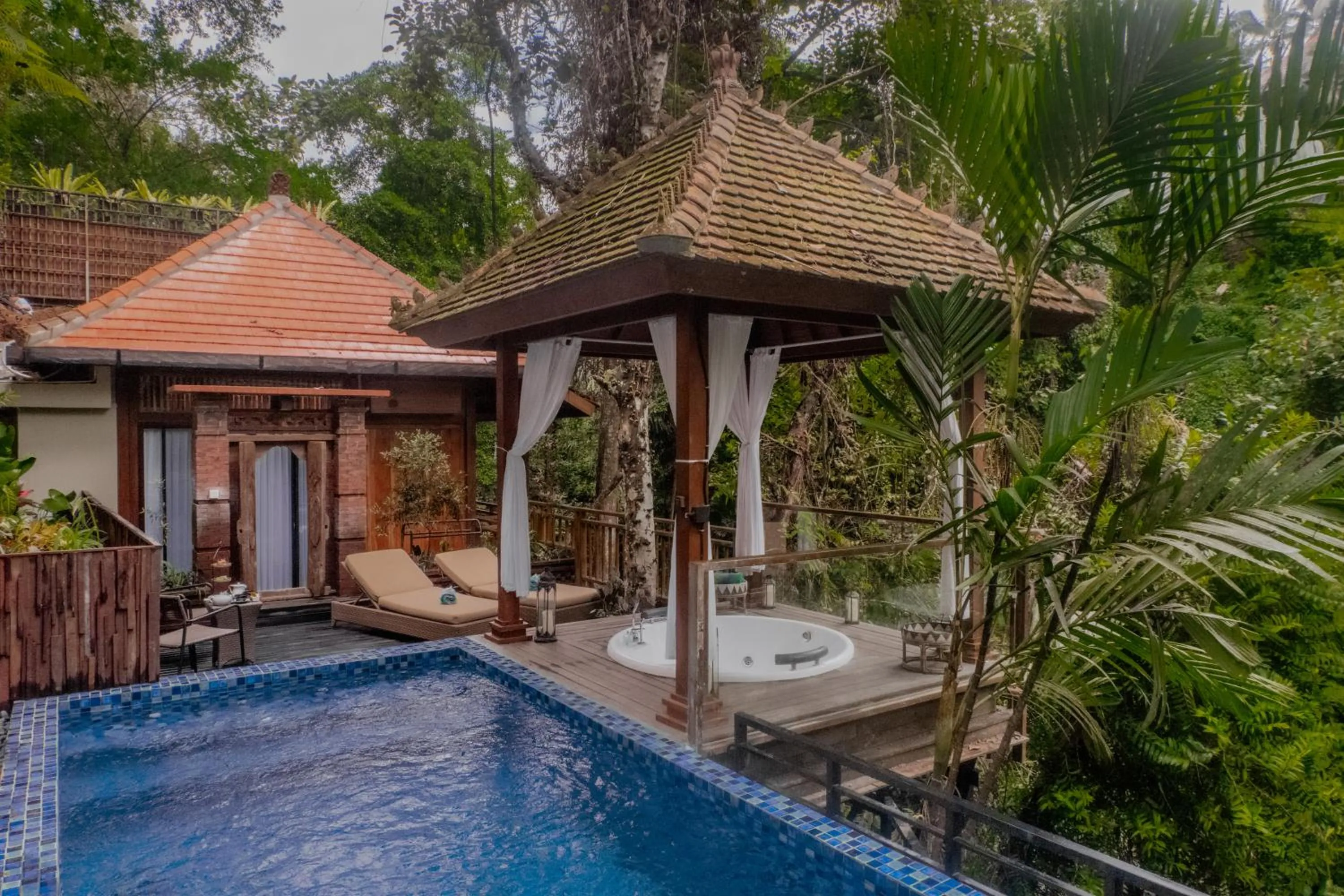 Pool view in The Sebali Resort