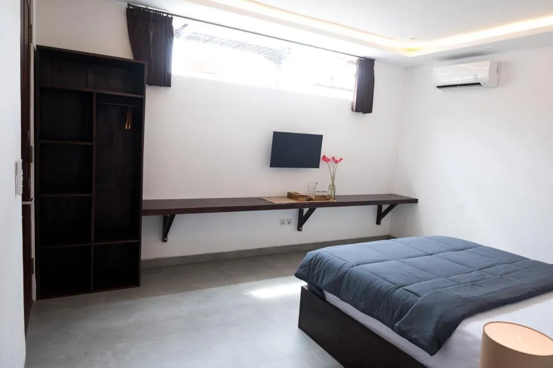Bed in Sare Homestay and Artspace Sanur