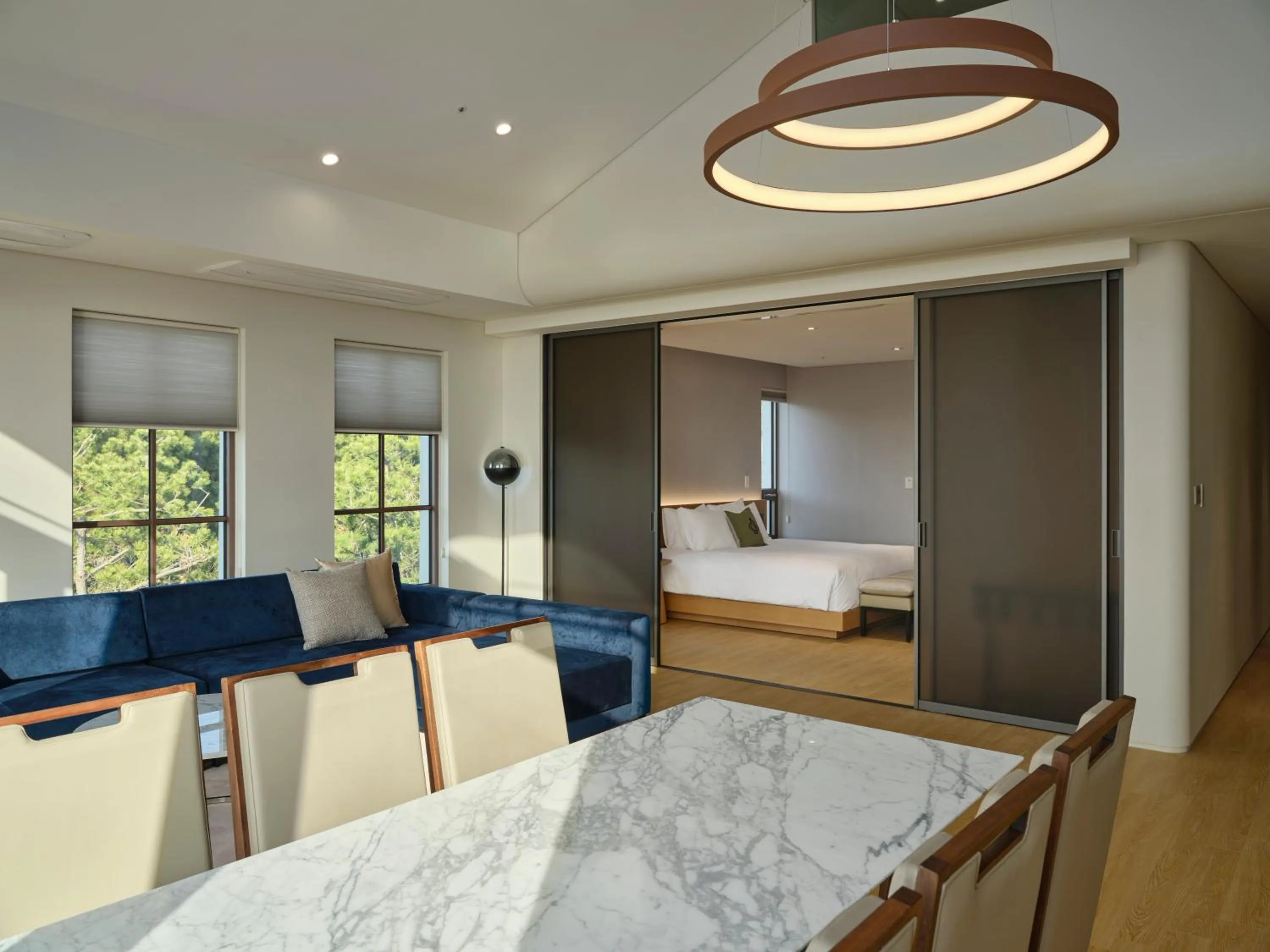 Living room, Bed in Hundert Hills