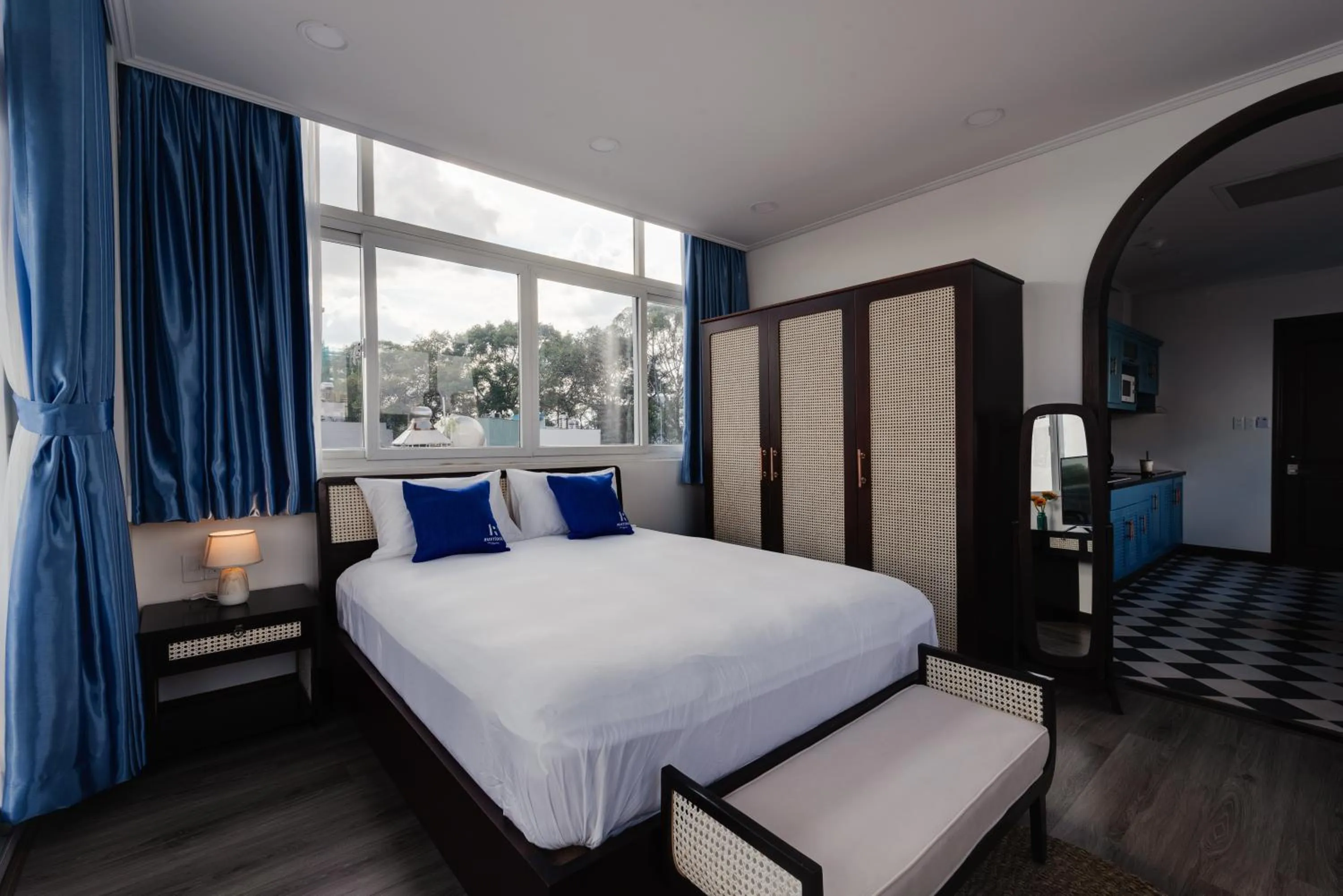 Photo of the whole room, Bed in Rustique Maison