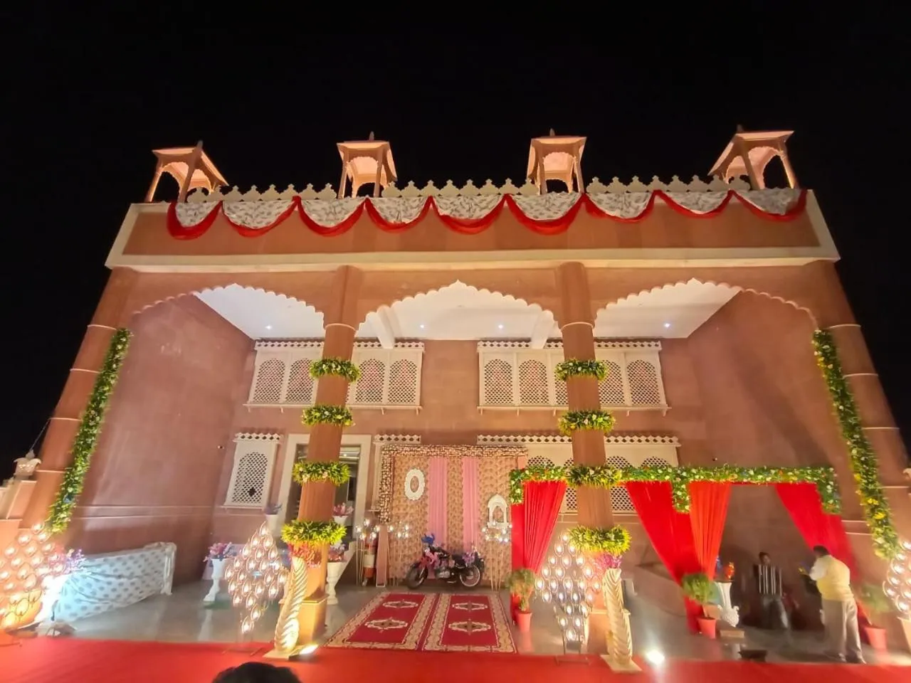 Property building in Hotel Rajwada palace