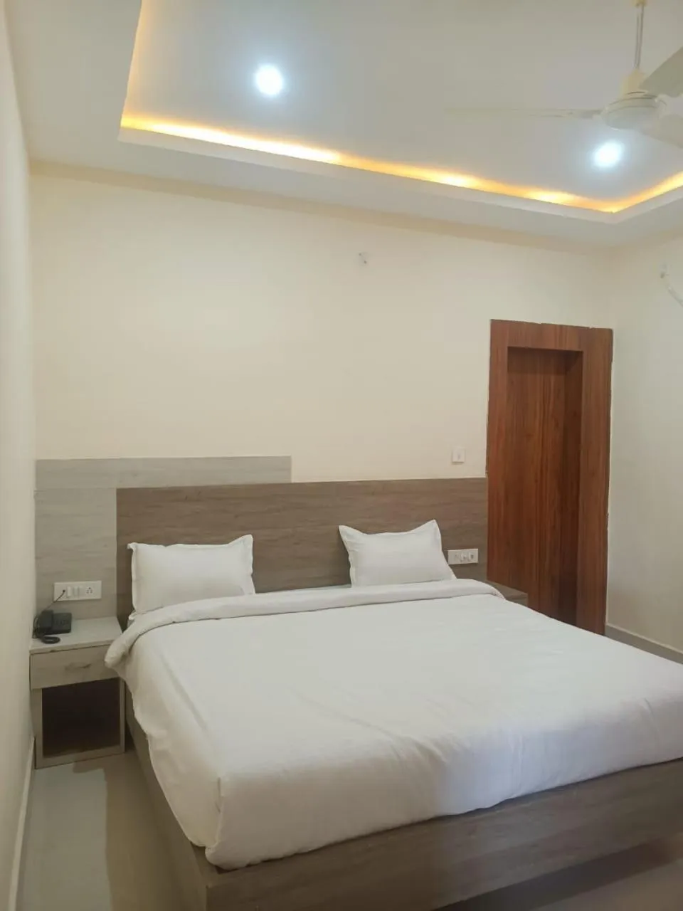 Bed in Hotel Rajwada palace