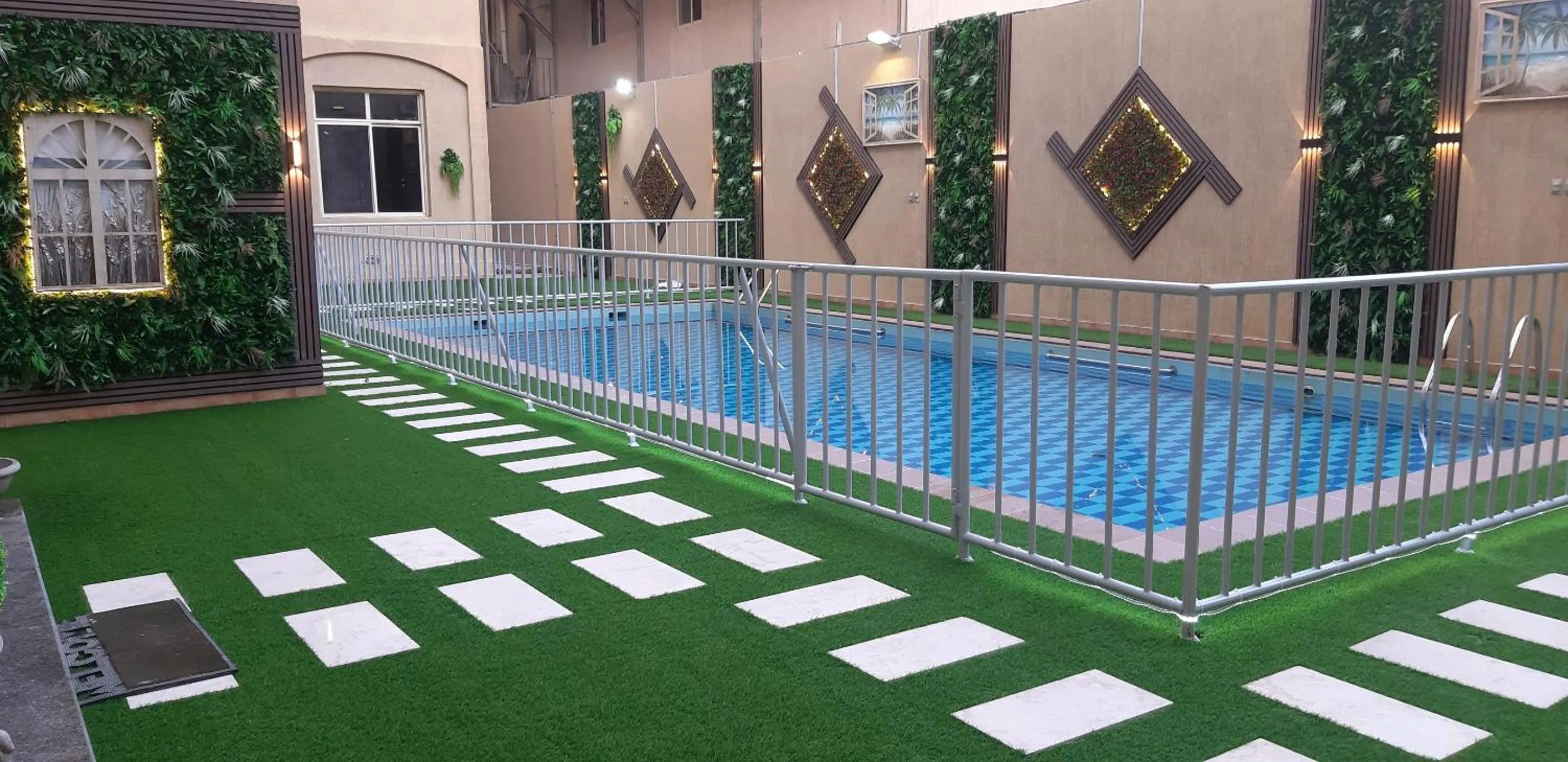 Swimming pool in شقق منازل سوات للشقق المخدومة