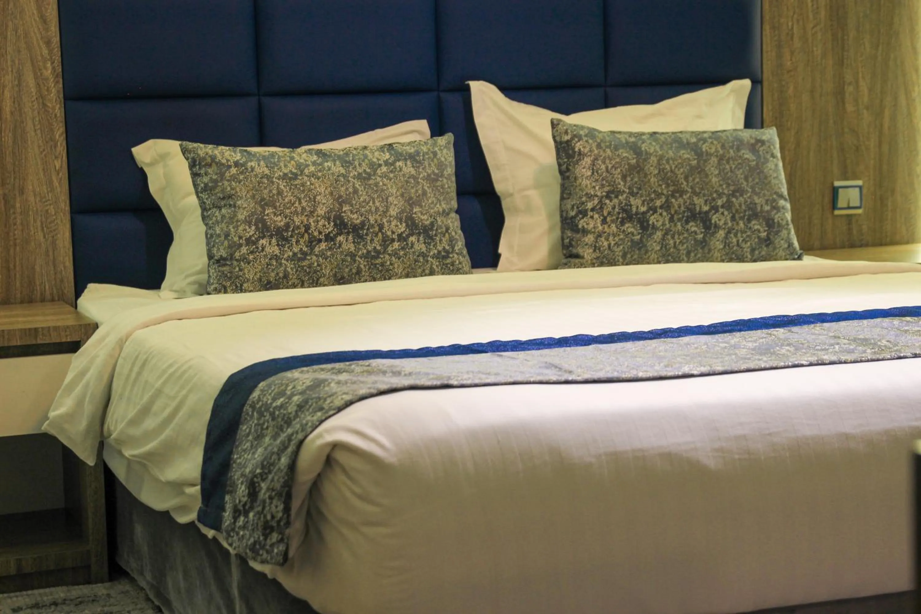 Bed in شقق منازل سوات للشقق المخدومة