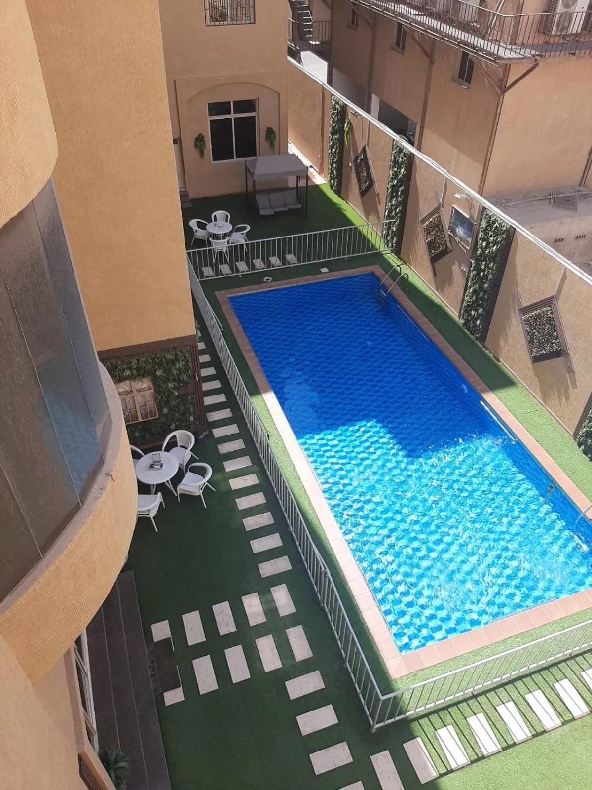Pool view in شقق منازل سوات للشقق المخدومة