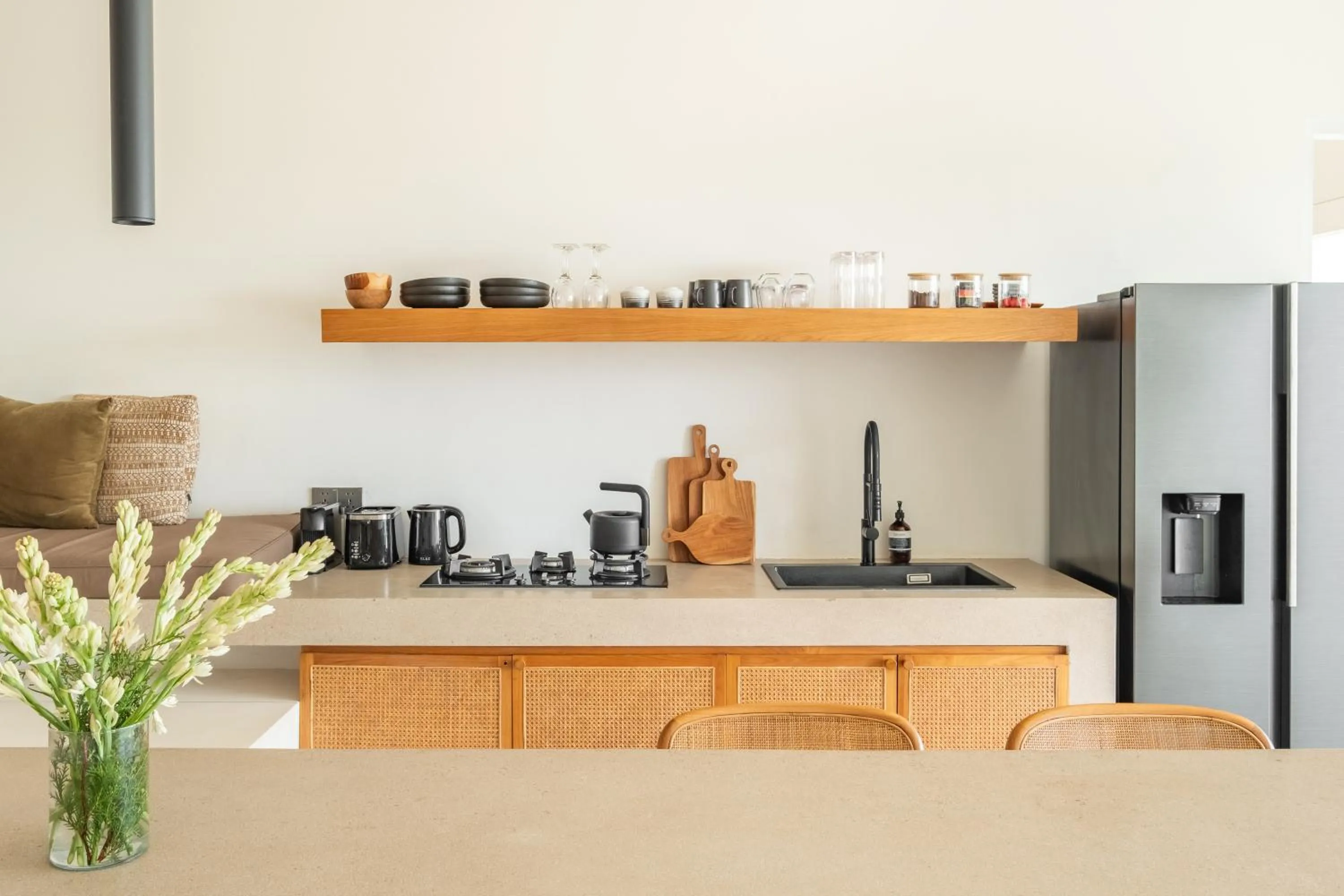 Kitchen or kitchenette in Villa Osun