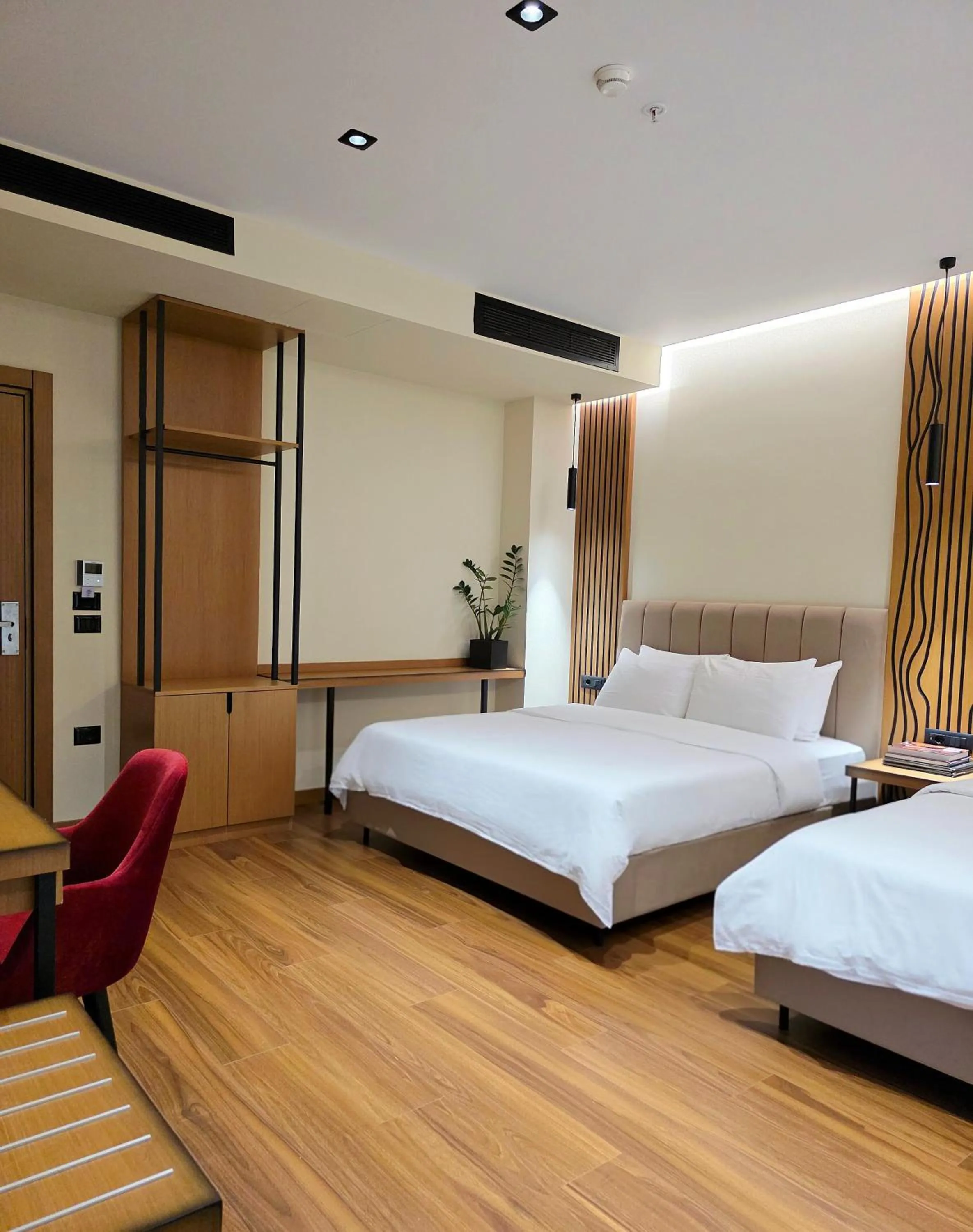 Bed in Valza Boutique Hotel