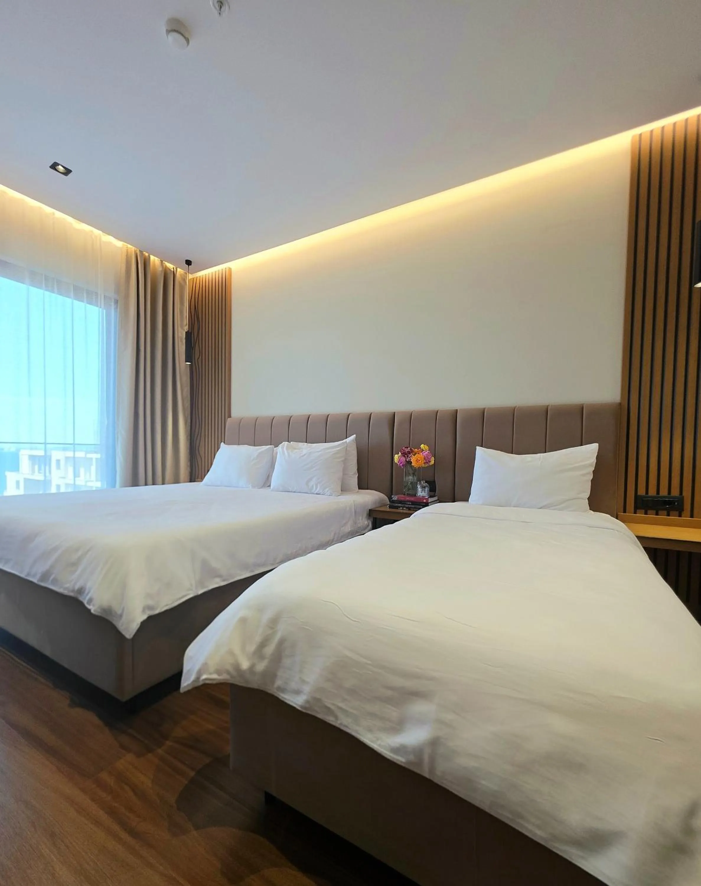 Bed in Valza Boutique Hotel