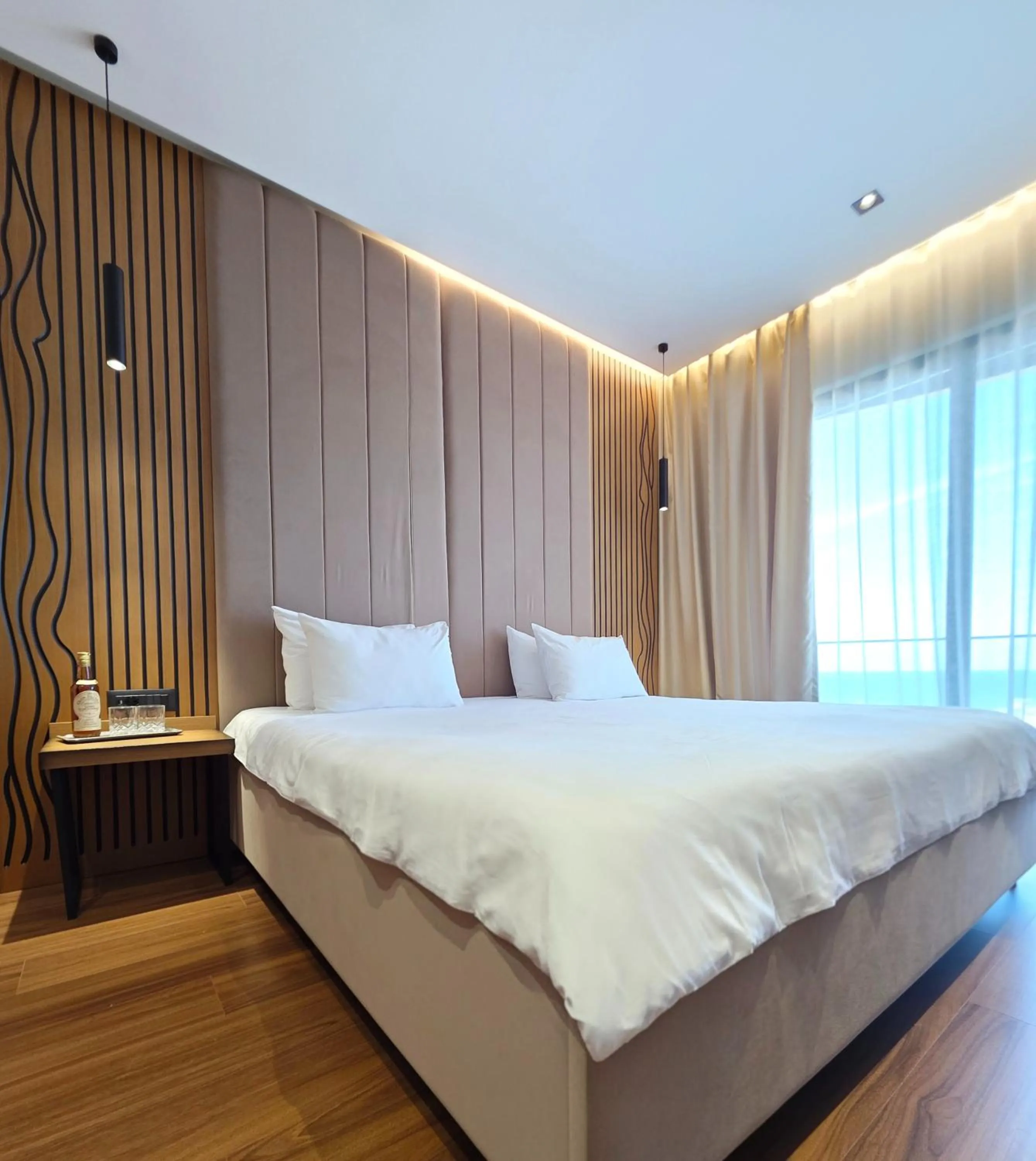 Bed in Valza Boutique Hotel