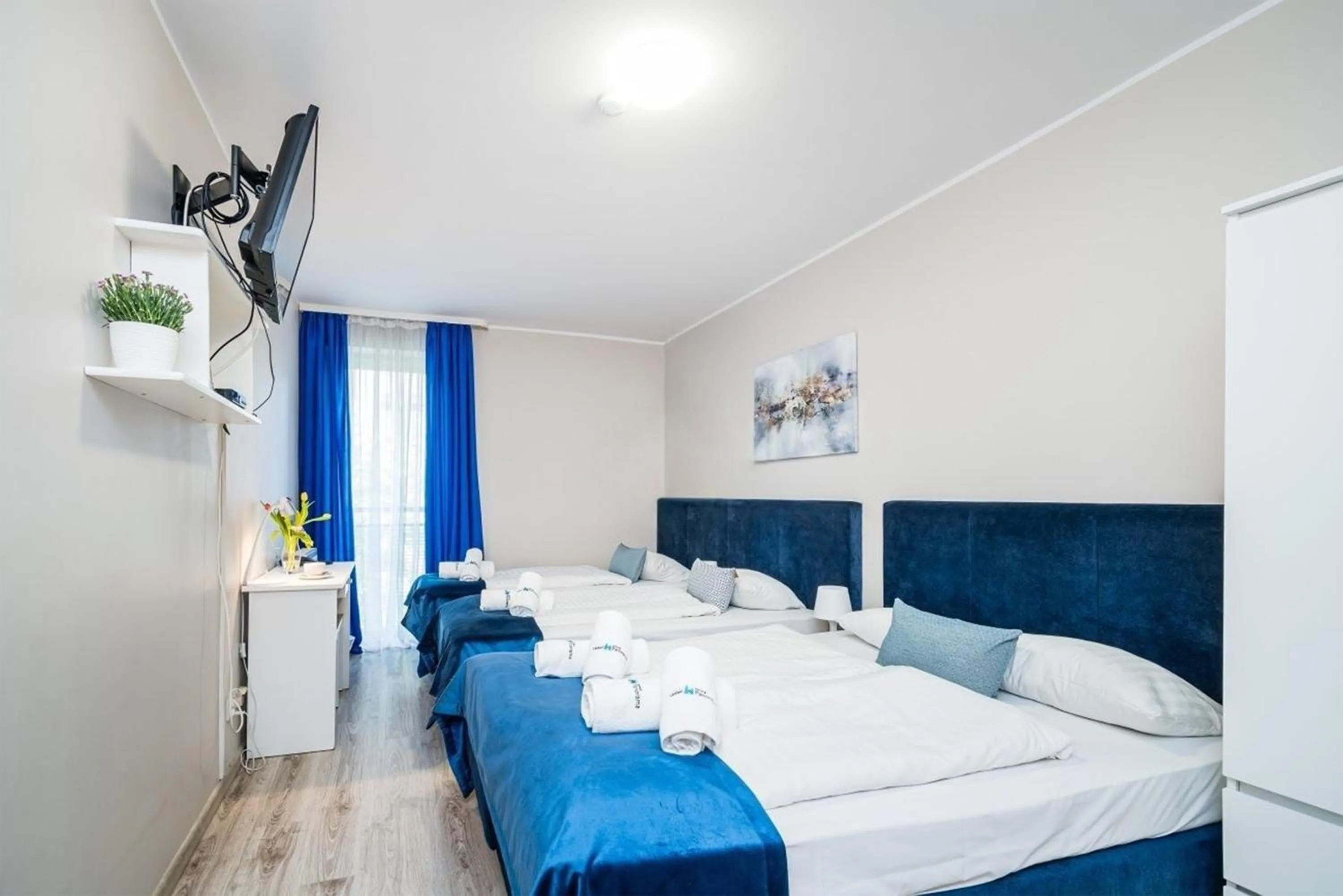 Bed in Hotel Nowa Panorama