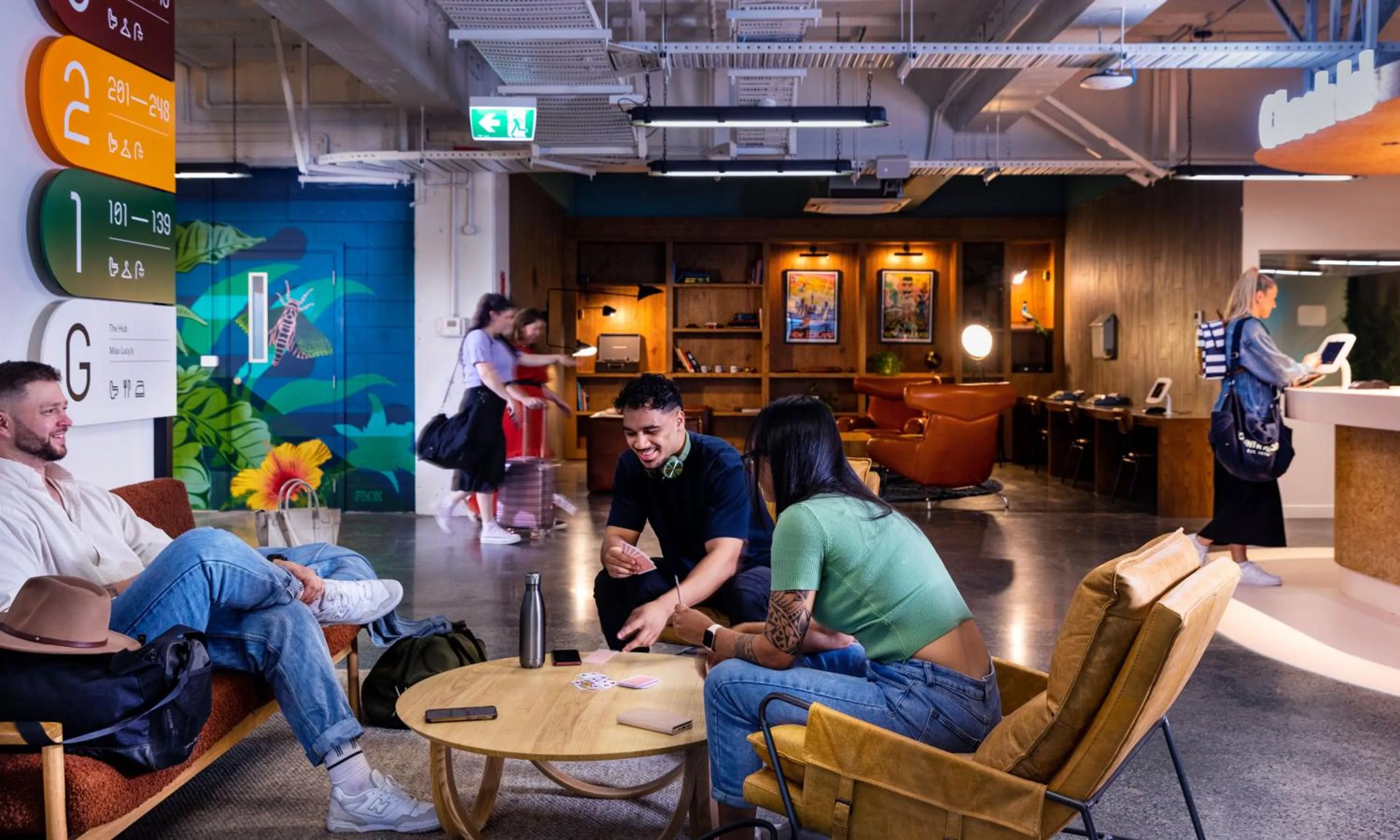 People in LyLo Auckland Hotel