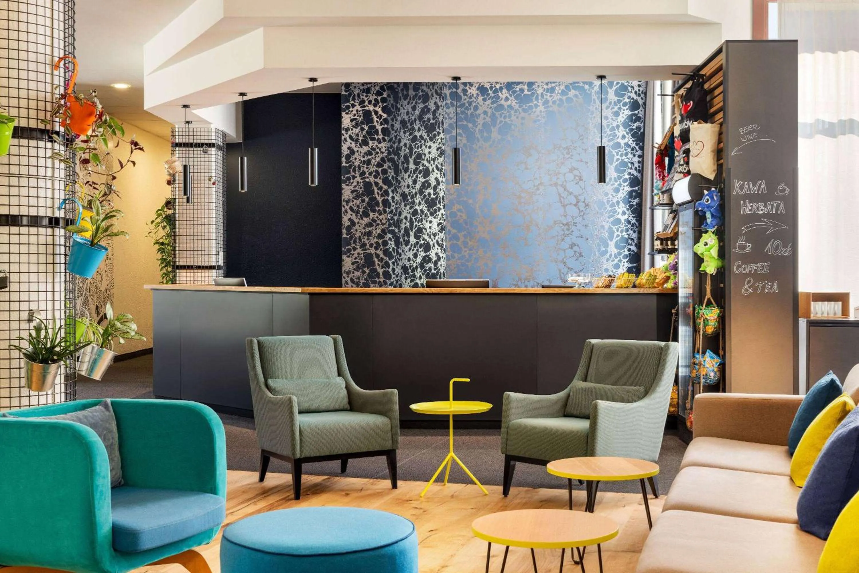 Lobby or reception in Vienna House Easy by Wyndham Cracow