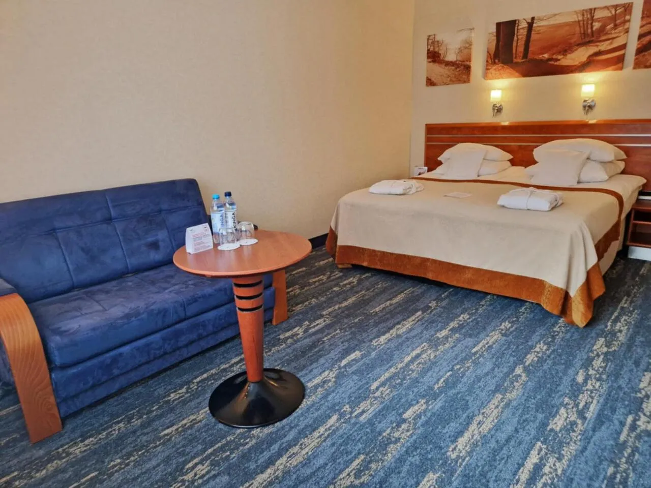 Bed in Hotel Nadmorski