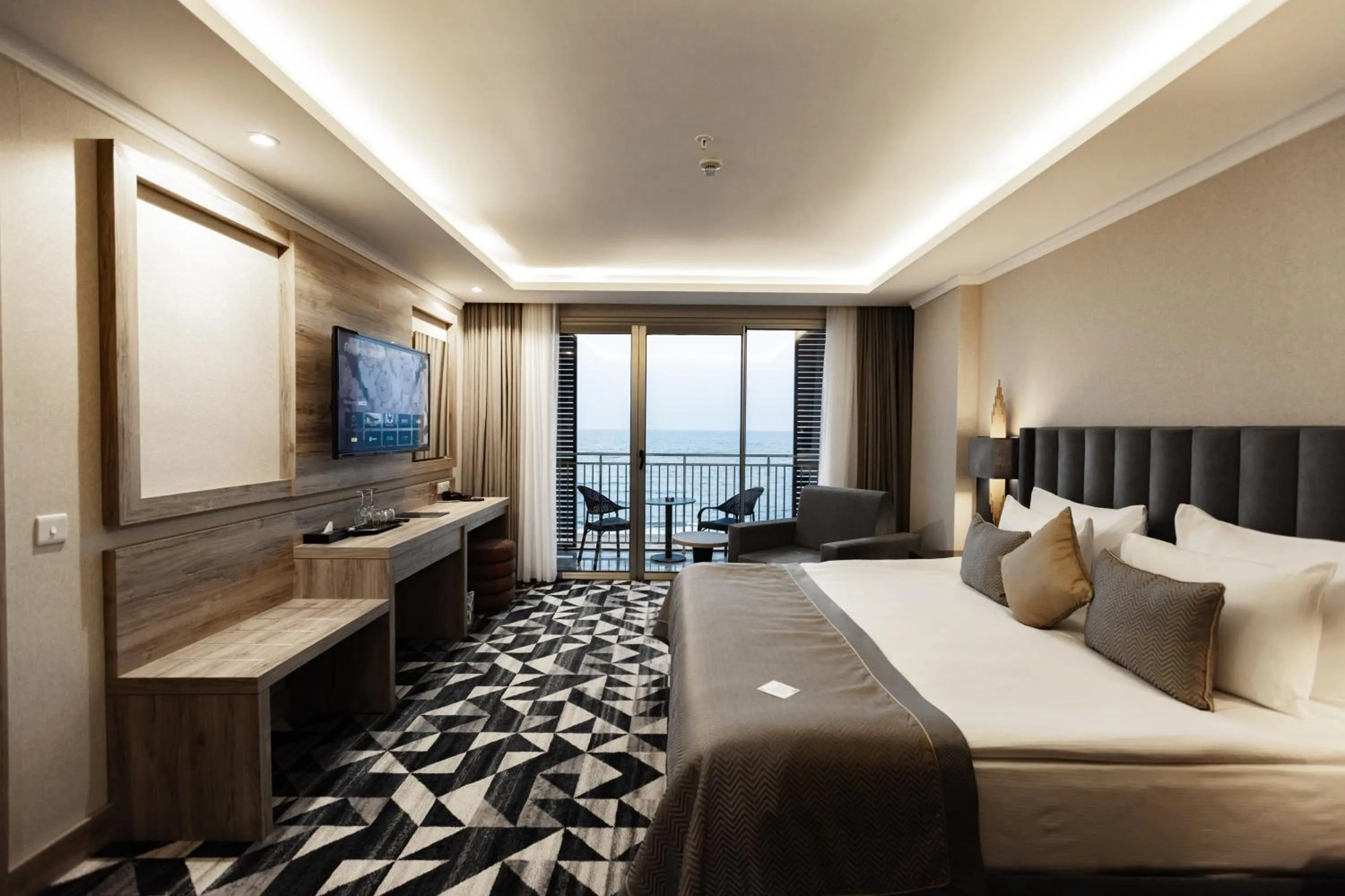 View (from property/room), Bed in The Arkin Iskele