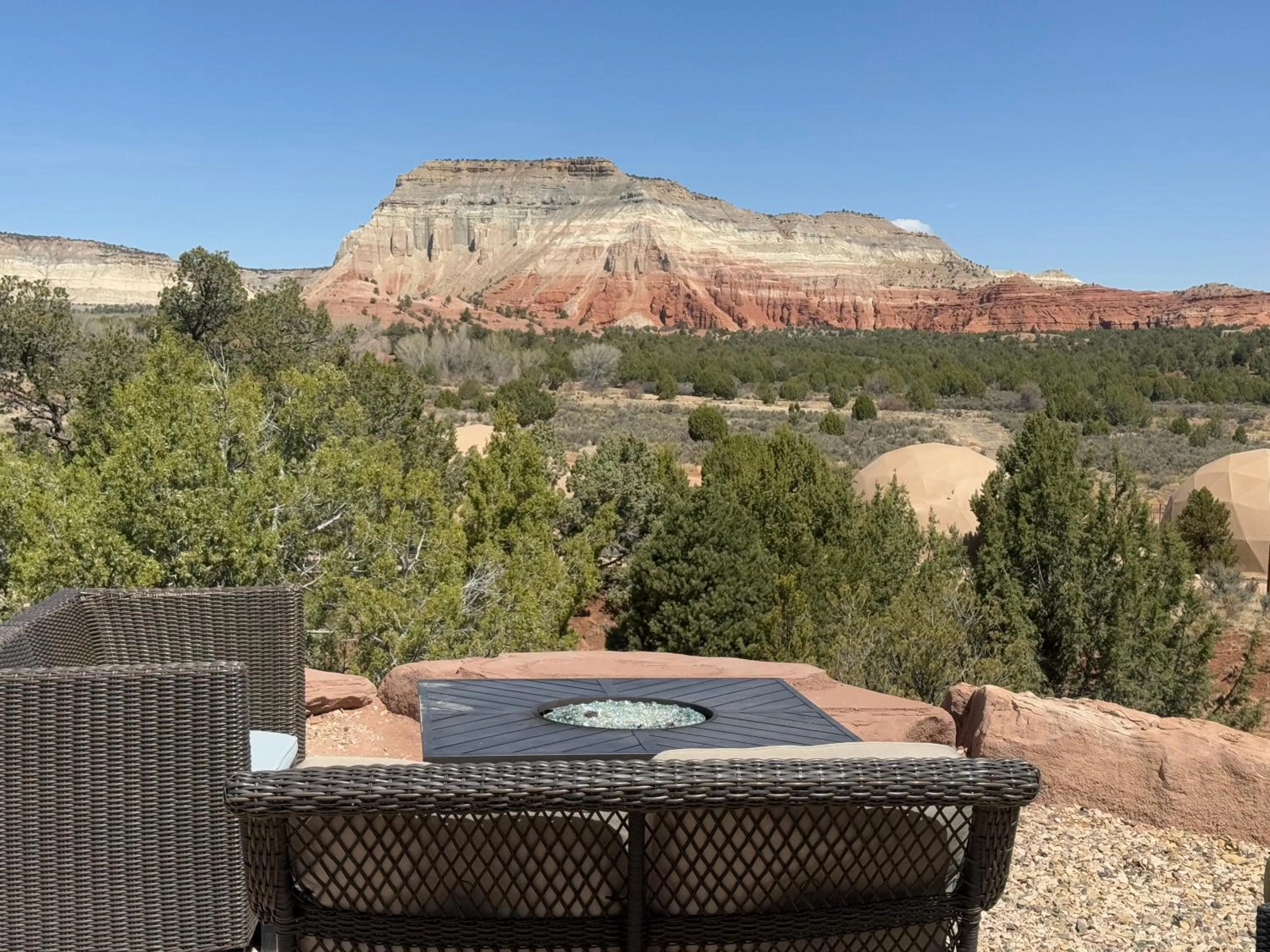 Patio in Bryce Glamp And Camp